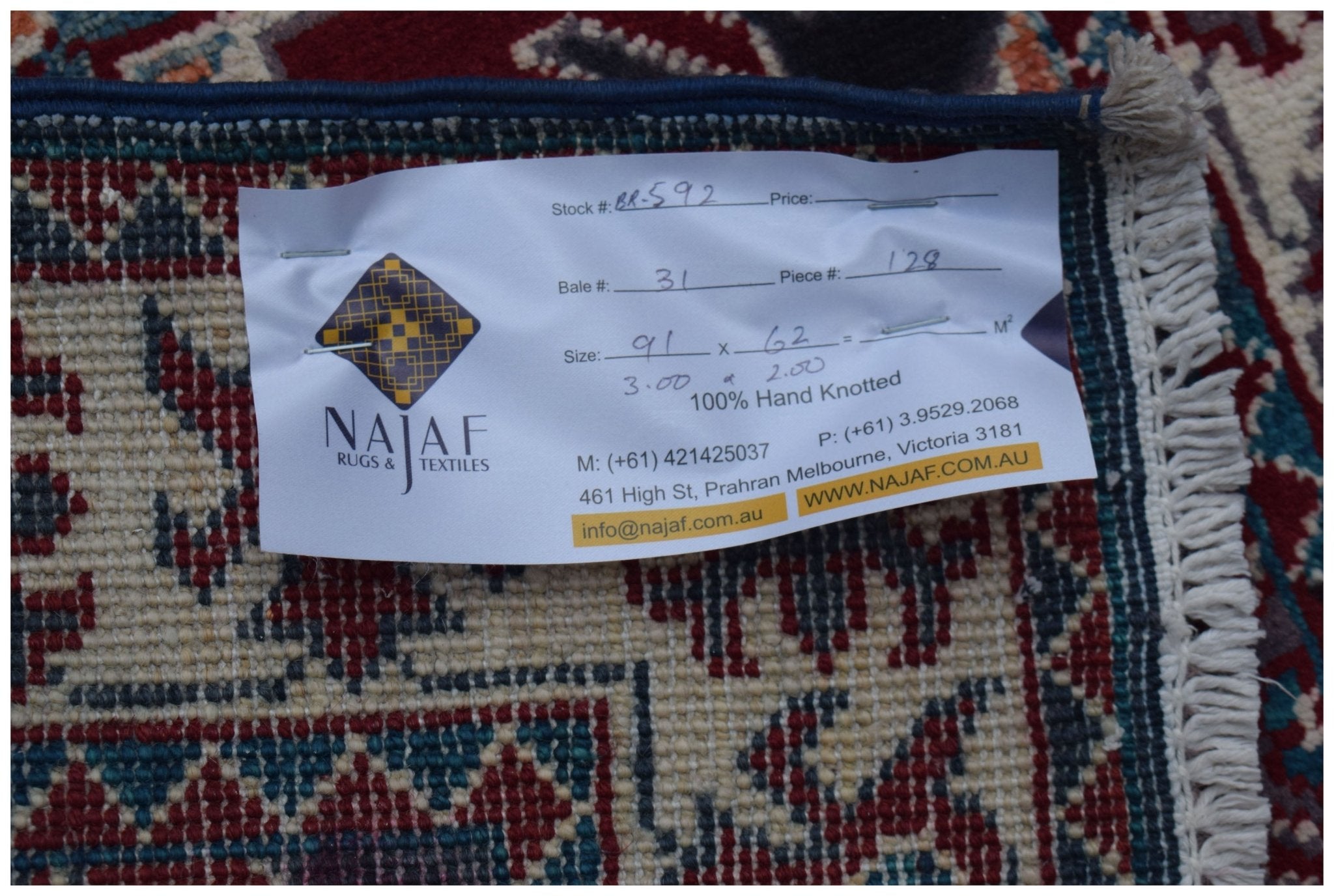 Handmade Mini Chobi Rug | 91 x 62 cm | 3' x 2' - Najaf Rugs & Textile