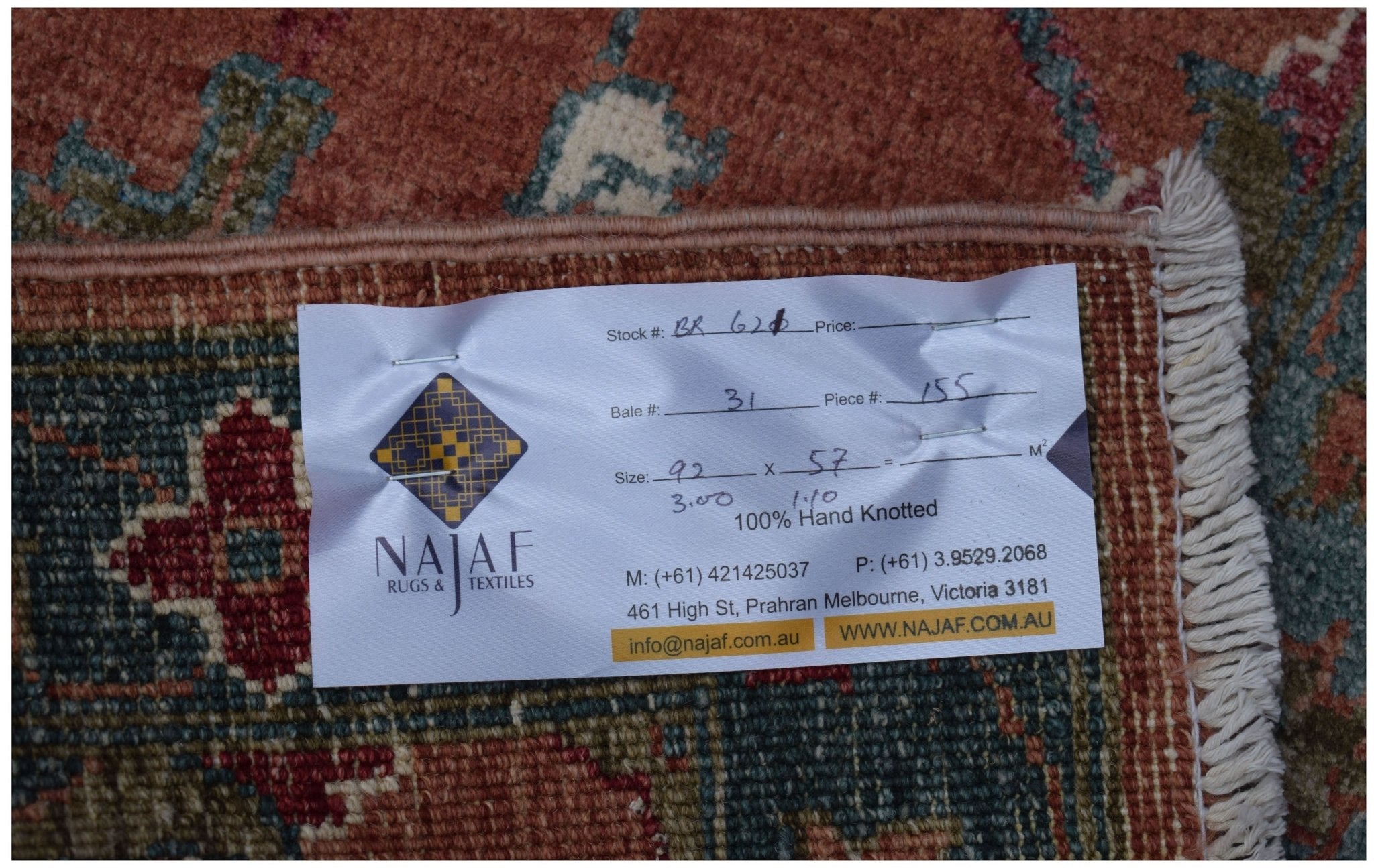 Handmade Mini Chobi Rug | 92 x 57 cm | 3' x 1'10" - Najaf Rugs & Textile