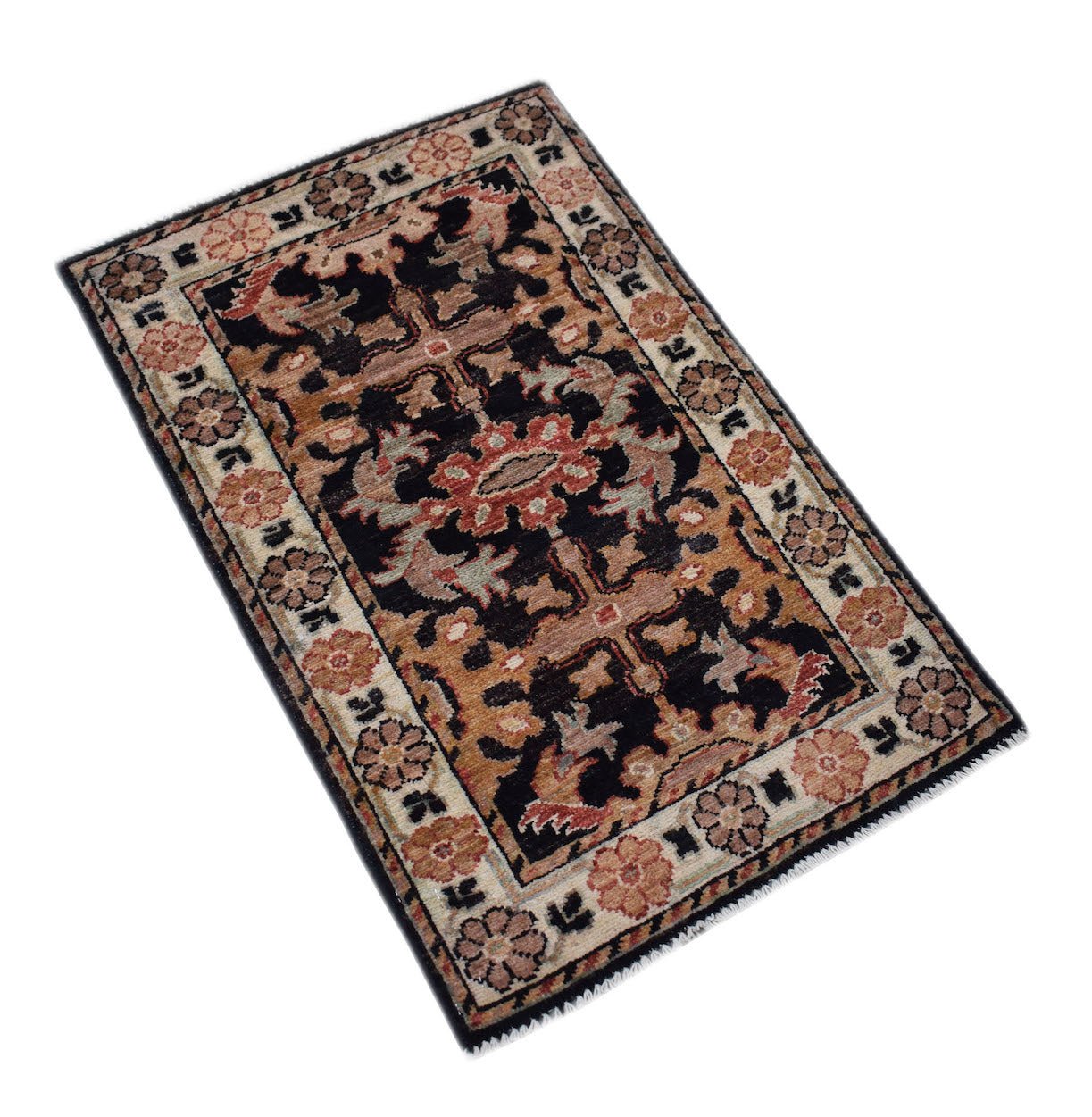Handmade Mini Chobi Rug | 93 x 60 cm | 3'1" x 2' - Najaf Rugs & Textile