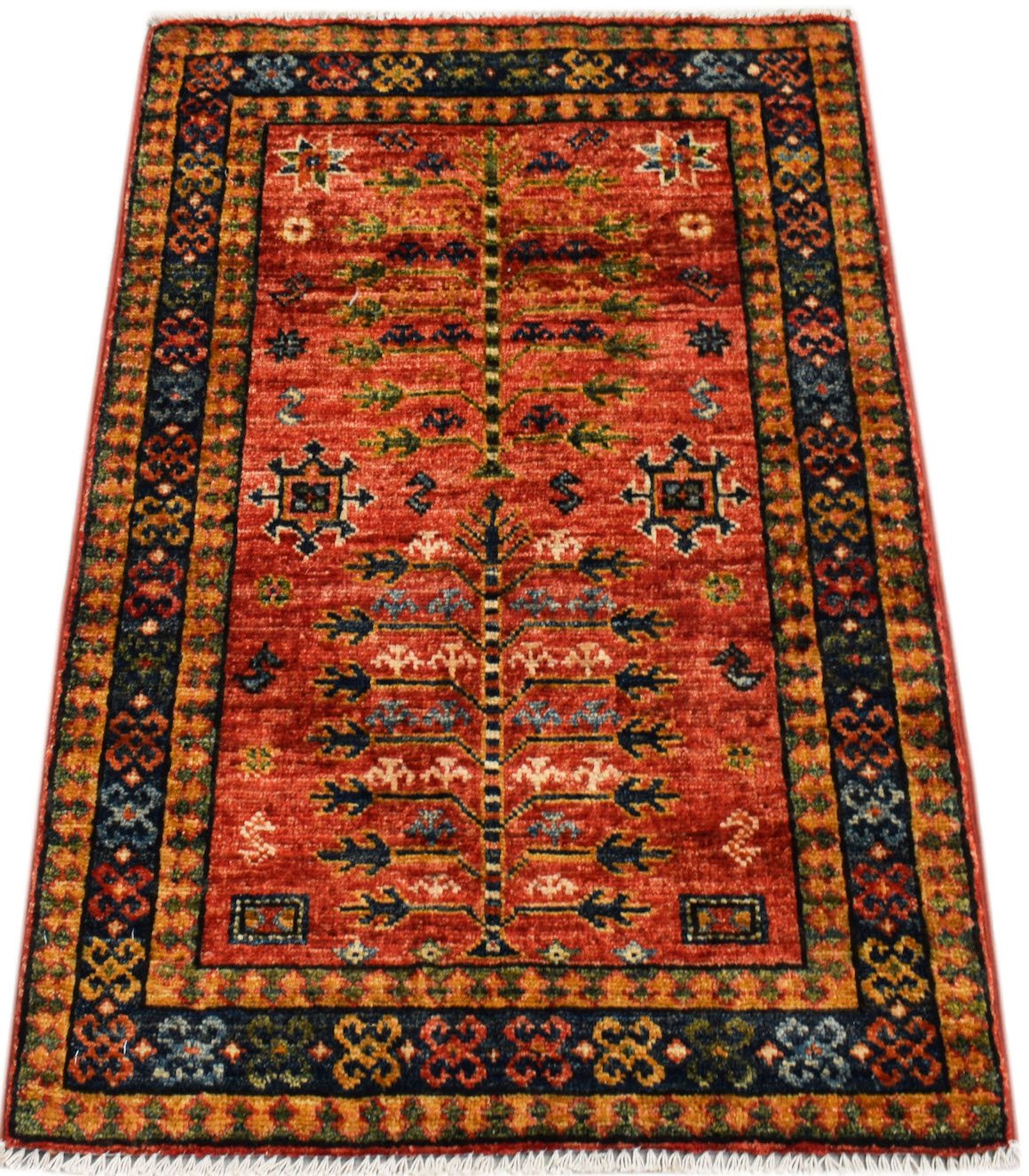 Handmade Mini Chobi Rug | 94 x 63 cm | 3'1" x 2'1" - Najaf Rugs & Textile