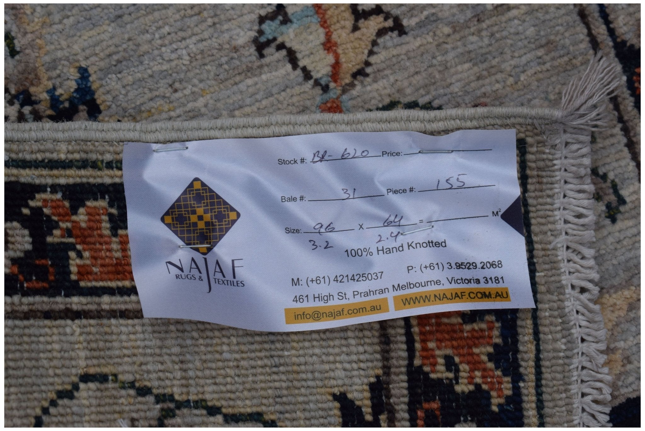 Handmade Mini Chobi Rug | 96 x 64 cm | 3'2" x 2'4" - Najaf Rugs & Textile