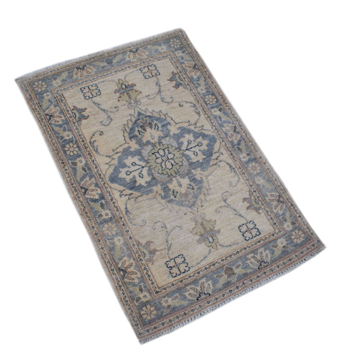 Handmade Mini Chobi Rug | 98 x 62 cm | 3'2" x 2' - Najaf Rugs & Textile