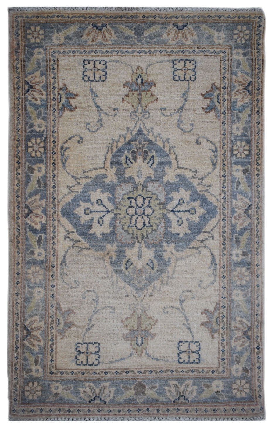 Handmade Mini Chobi Rug | 98 x 62 cm | 3'2" x 2' - Najaf Rugs & Textile