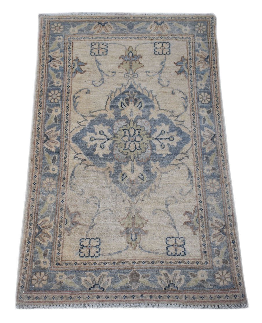 Handmade Mini Chobi Rug | 98 x 62 cm | 3'2" x 2' - Najaf Rugs & Textile