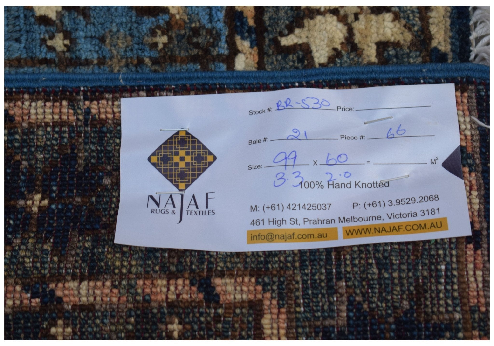 Handmade Mini Chobi Rug | 99 x 60 cm | 3'3" x 2' - Najaf Rugs & Textile