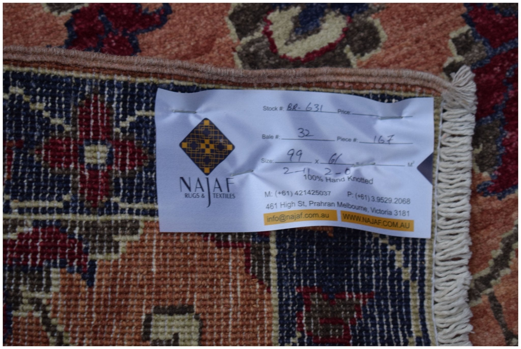 Handmade Mini Chobi Rug | 99 x 61 cm | 2'11" x 2' - Najaf Rugs & Textile