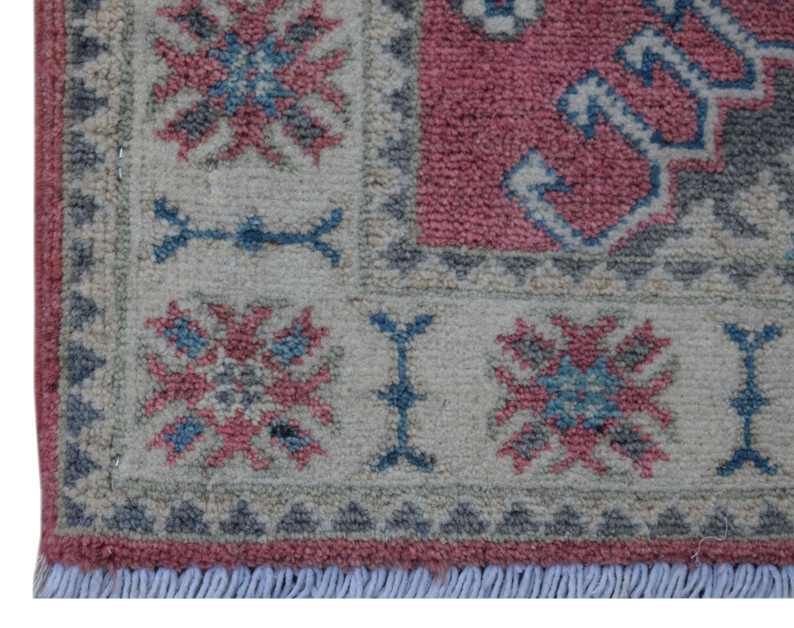 Handmade Mini Kazakh Rug | 83 x 60 cm | 2'9" x 2' - Najaf Rugs & Textile