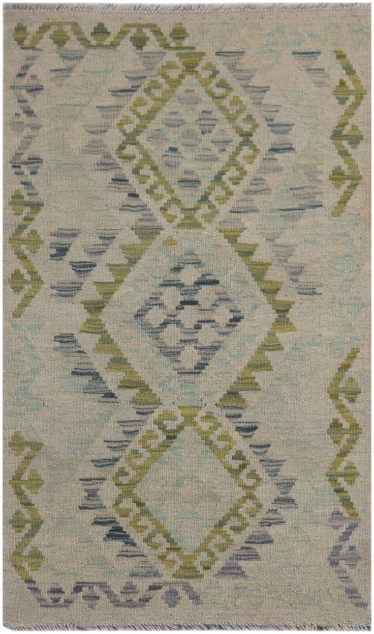 Handmade Mini Kilim Rug | 106 x 60 cm | 3'4" x 1'9" - Najaf Rugs & Textile