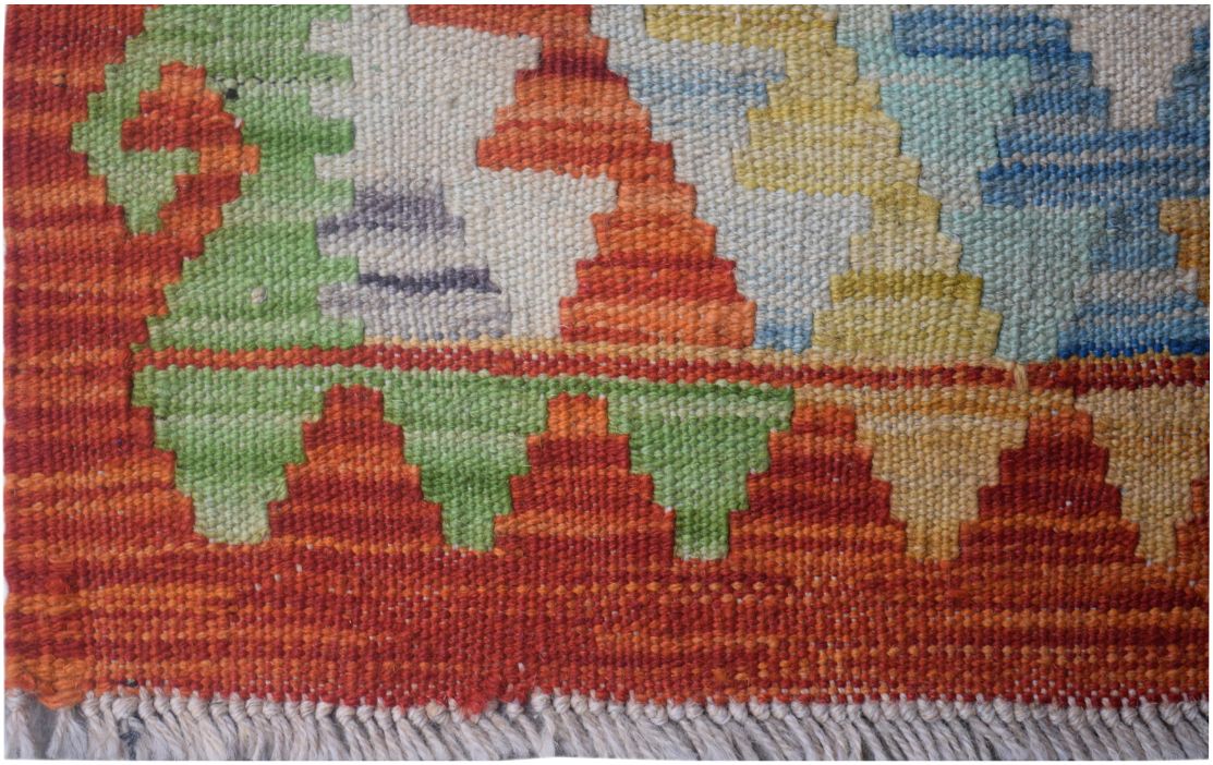 Handmade Mini Kilim Rug | 93 x 52 cm | 3' x 1'7" - Najaf Rugs & Textile