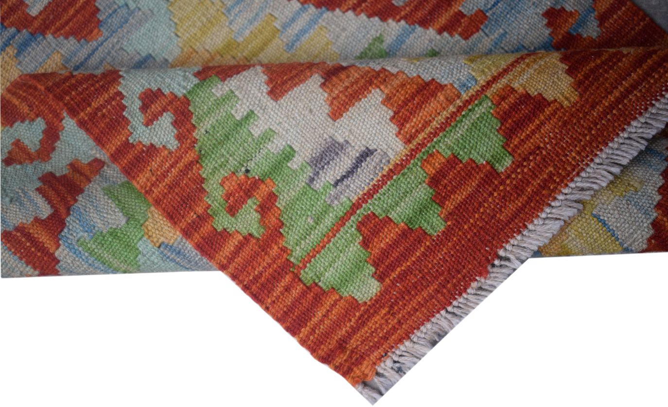 Handmade Mini Kilim Rug | 93 x 52 cm | 3' x 1'7" - Najaf Rugs & Textile