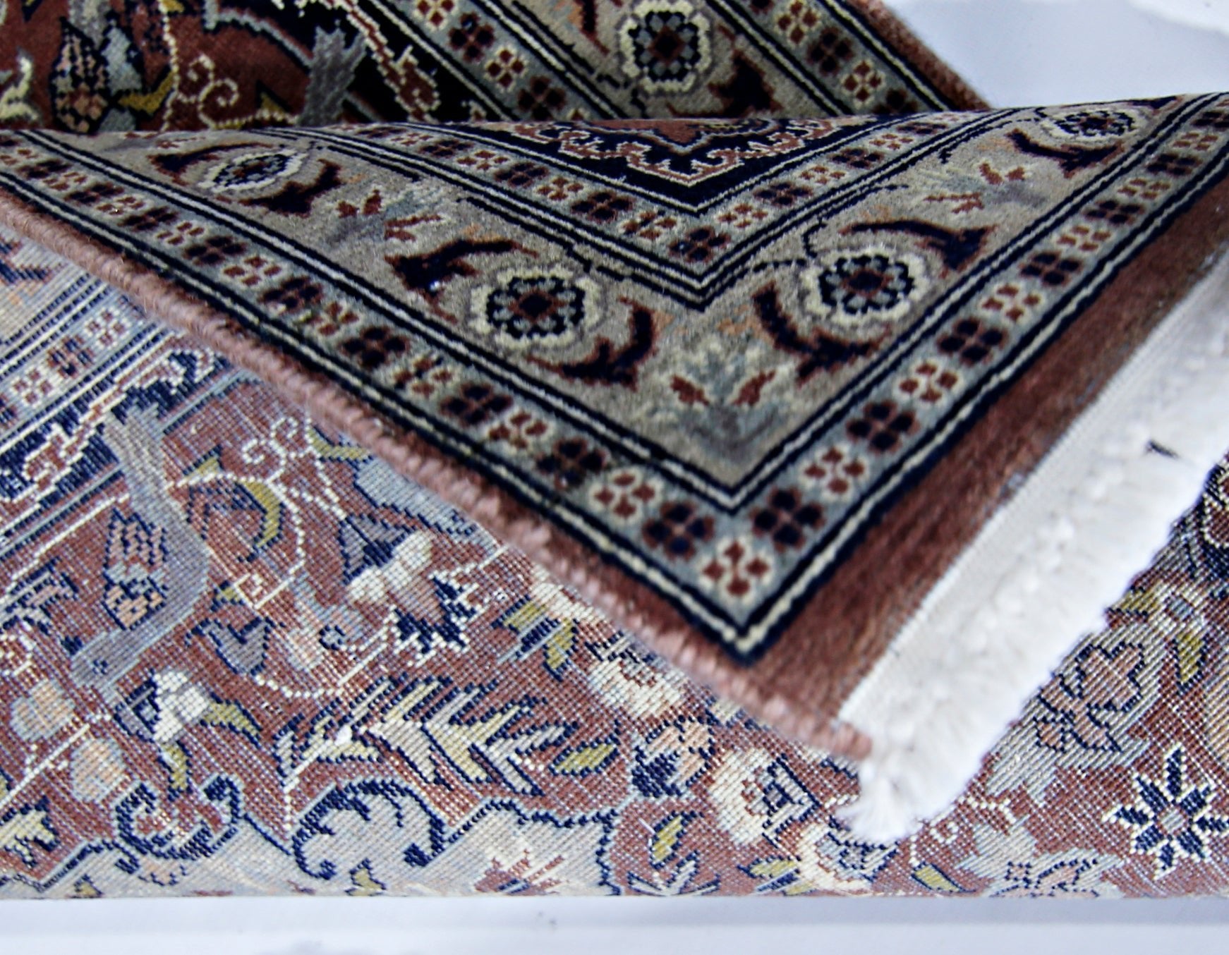 Handmade Mini Vintage Pakistani Rug | 99 x 63 cm | 3'3" x 2'1" - Najaf Rugs & Textile