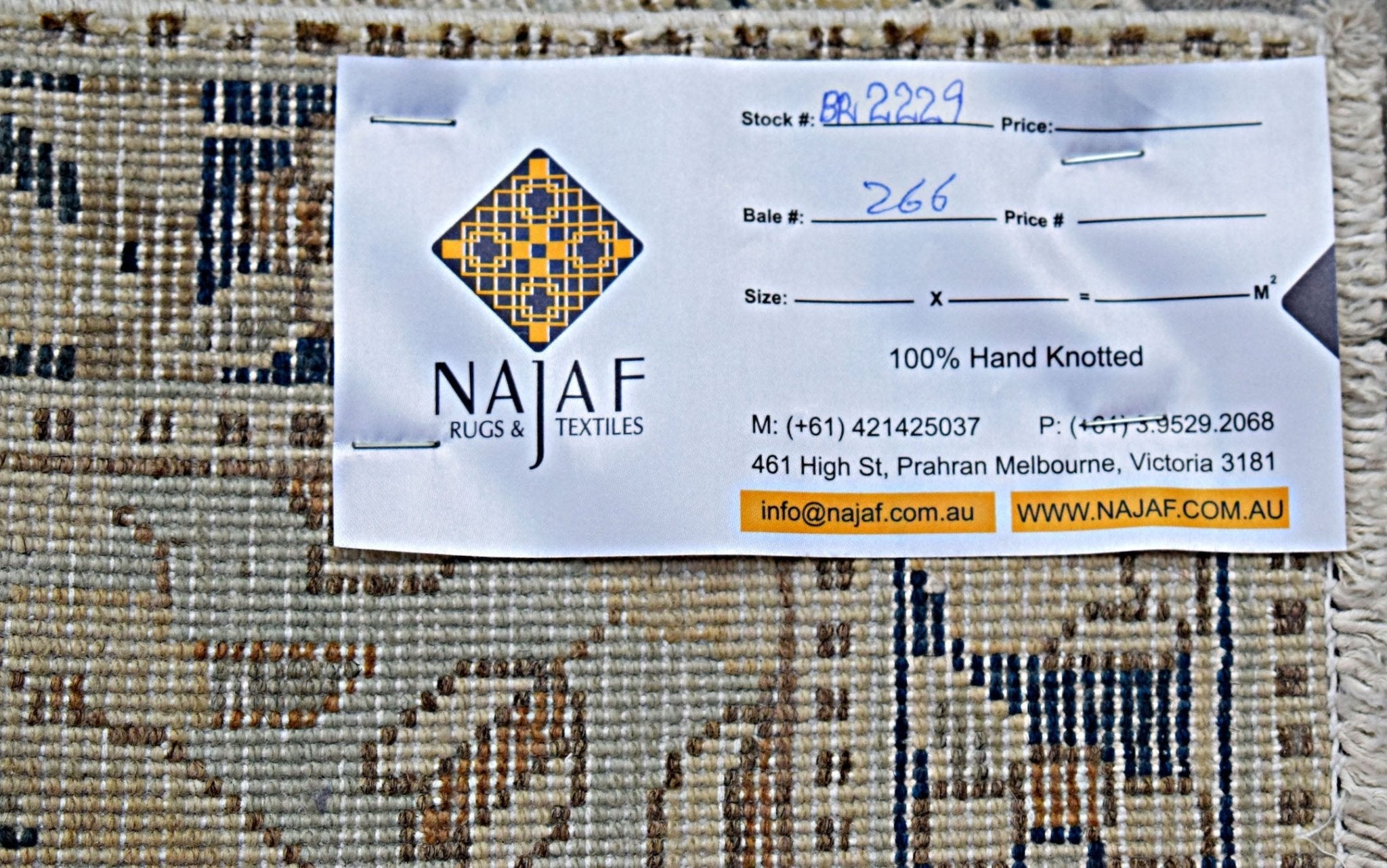 Handmade Mini Vintage Persian Kerman Rug | 52 x 45 cm | 1'9" x 1'6" - Najaf Rugs & Textile