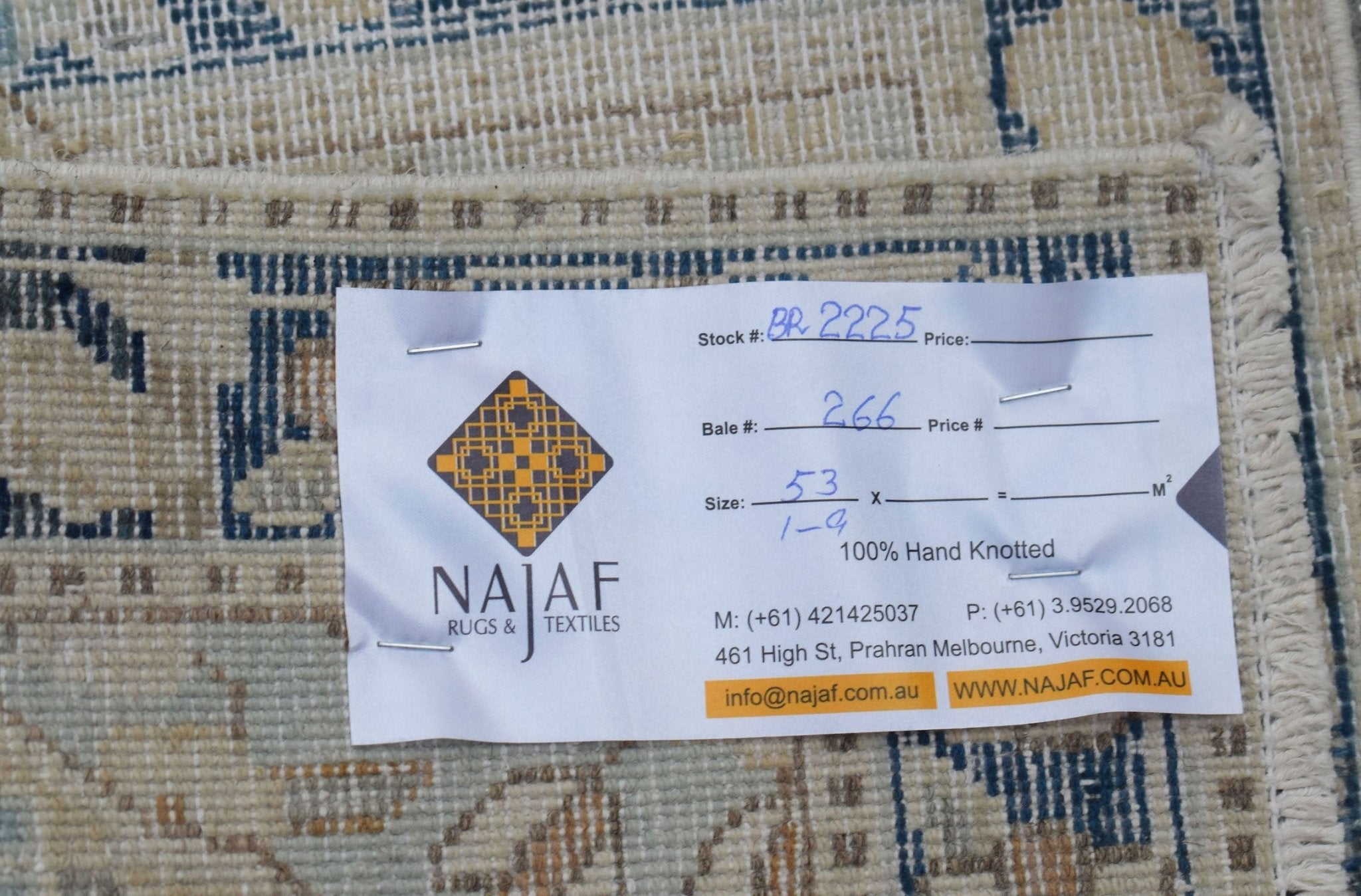 Handmade Mini Vintage Persian Kerman Rug | 53 x 47 cm | 1'9" x 1'7" - Najaf Rugs & Textile