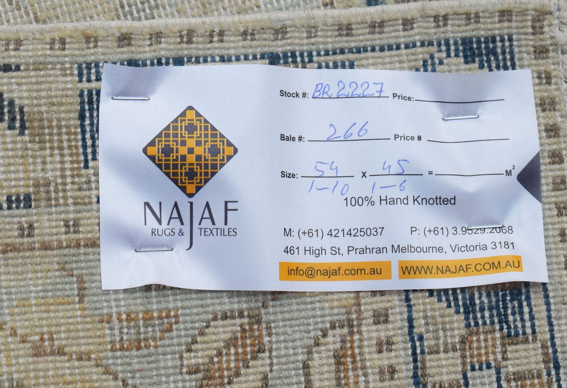 Handmade Mini Vintage Persian Kerman Rug | 54 x 45 cm | 1'10" x 1'6" - Najaf Rugs & Textile