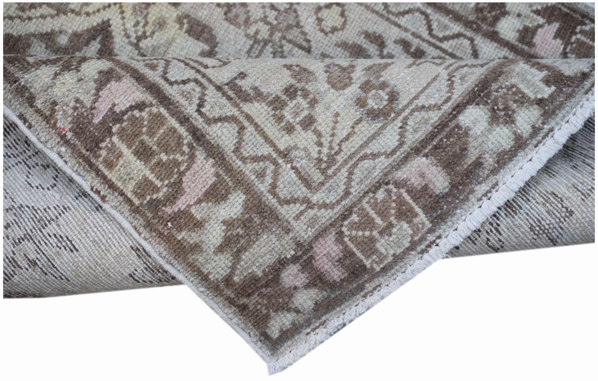 Handmade Mini Vintage Persian Rug | 118 x 70 cm | 3'10" x 2'4" - Najaf Rugs & Textile