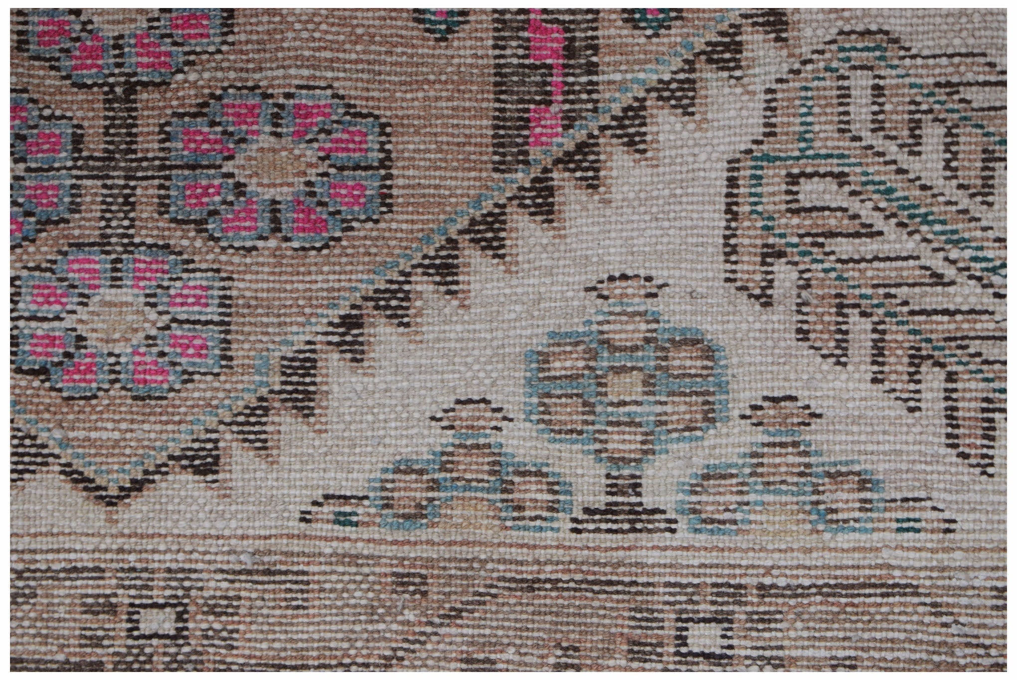 Handmade Mini Vintage Persian Rug | 124 x 76 cm | 4'1" x 2'6" - Najaf Rugs & Textile