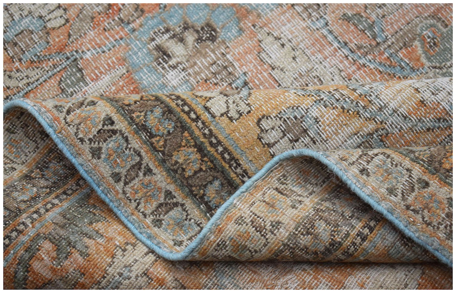 Handmade Mini Vintage Persian Rug | 126 x 86 cm | 4'2" x 2'10" - Najaf Rugs & Textile