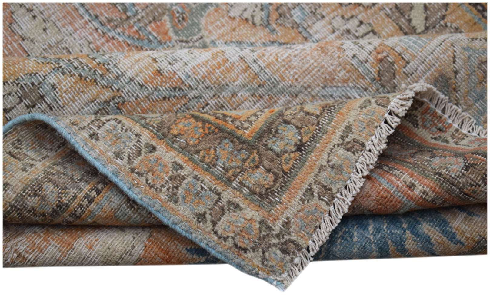 Handmade Mini Vintage Persian Rug | 126 x 86 cm | 4'2" x 2'10" - Najaf Rugs & Textile