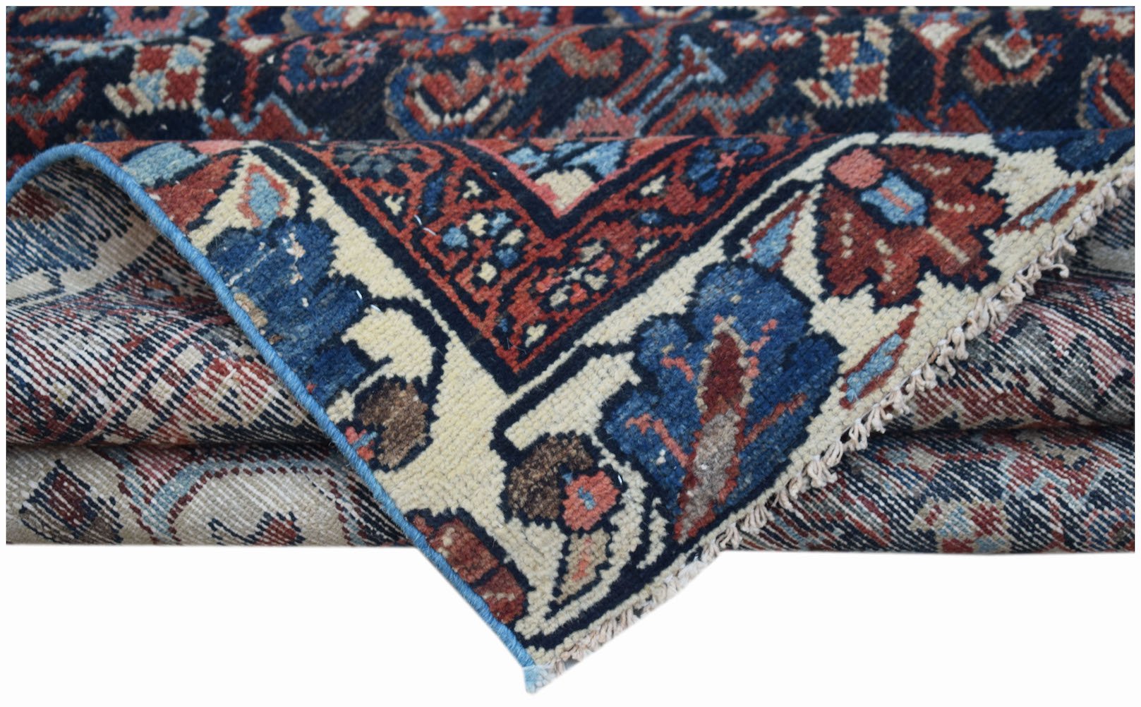 Handmade Mini Vintage Persian Rug | 143 x 85 cm | 4'8" x 2'9" - Najaf Rugs & Textile