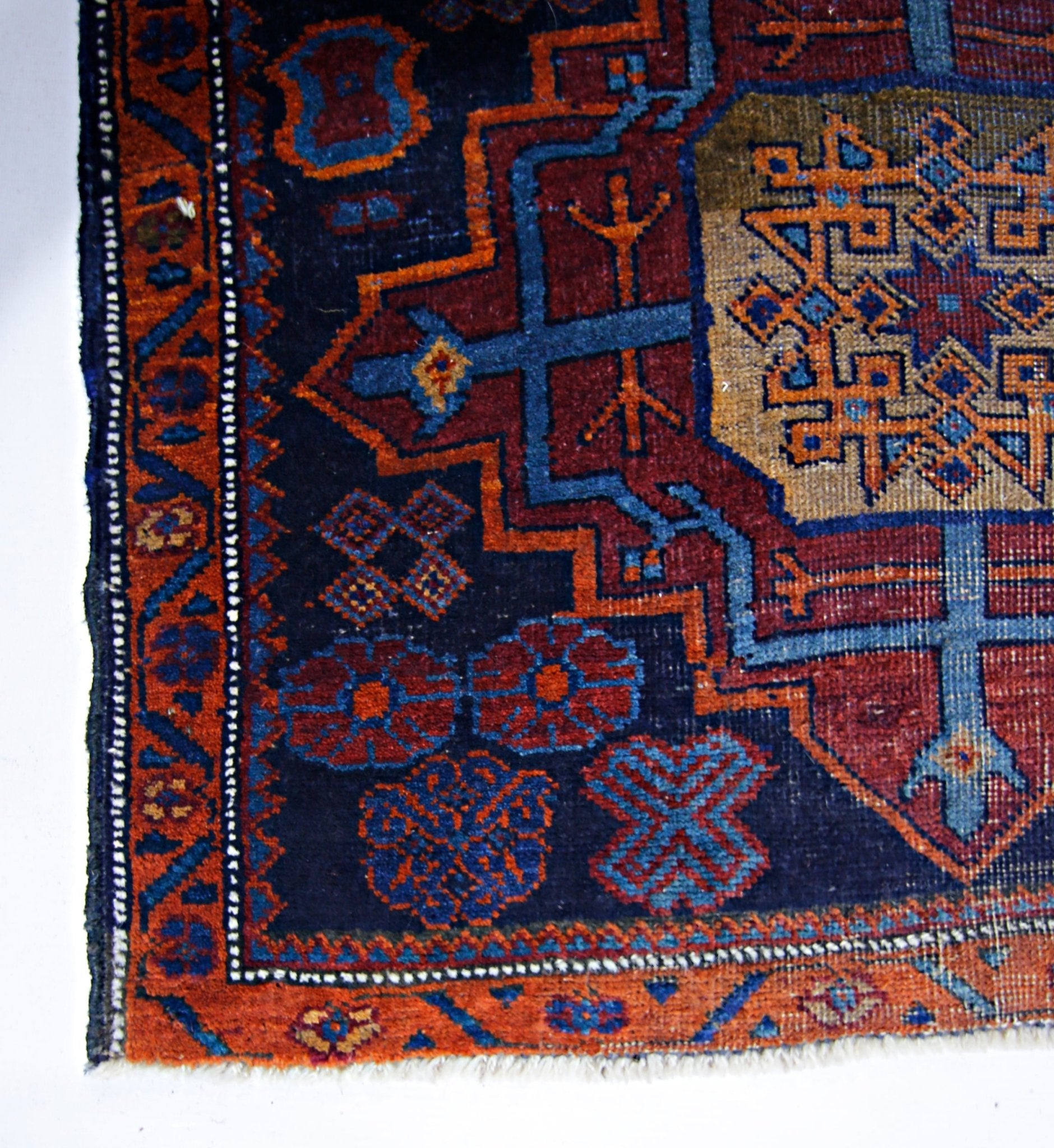 Handmade Mini Vintage Persian Rug | 80 x 65 cm | 2'7" x 2'2" - Najaf Rugs & Textile