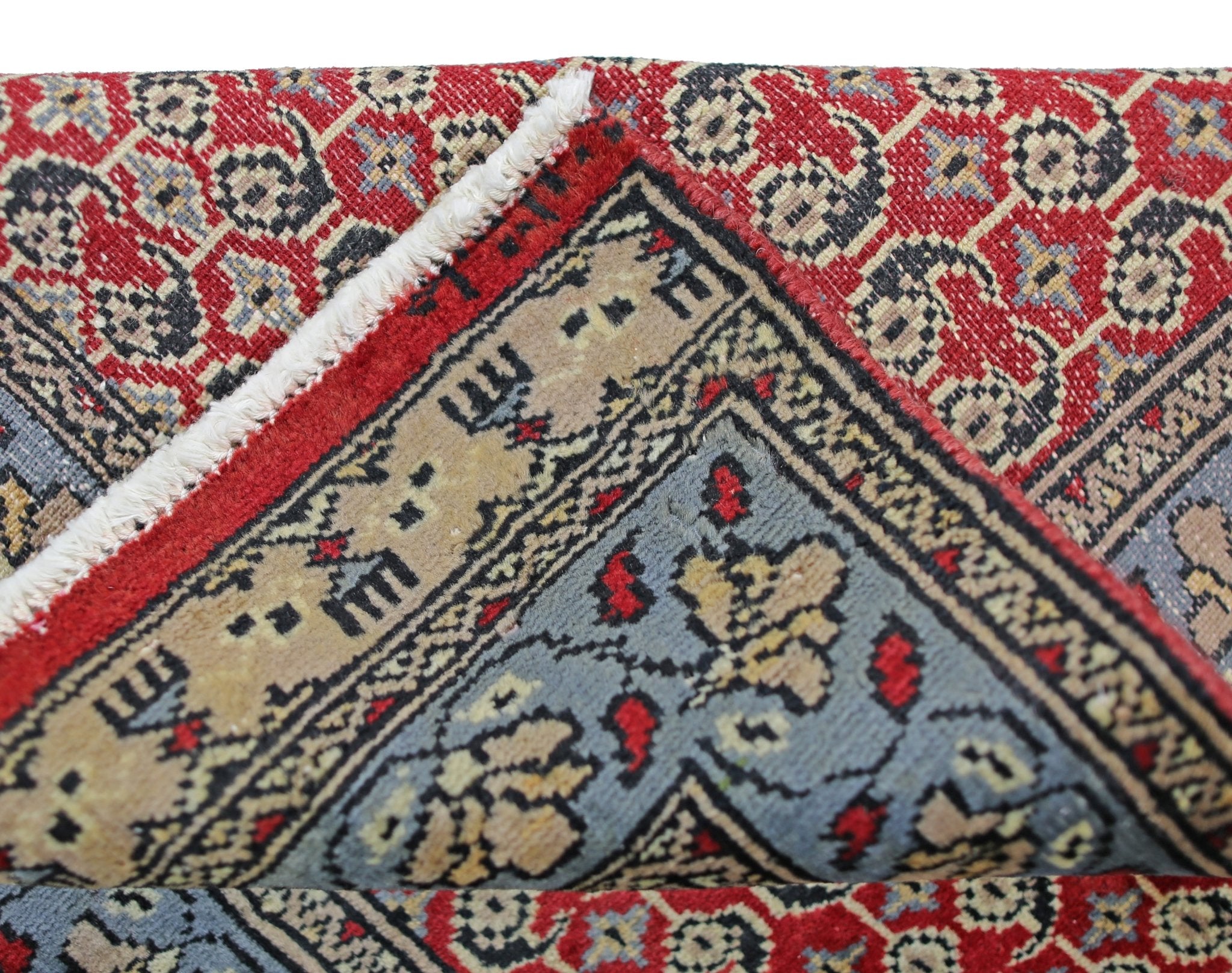 Handmade Mini Vintage Princess Bokhara Rug | 93 x 59 cm | 3' x 1'11" - Najaf Rugs & Textile