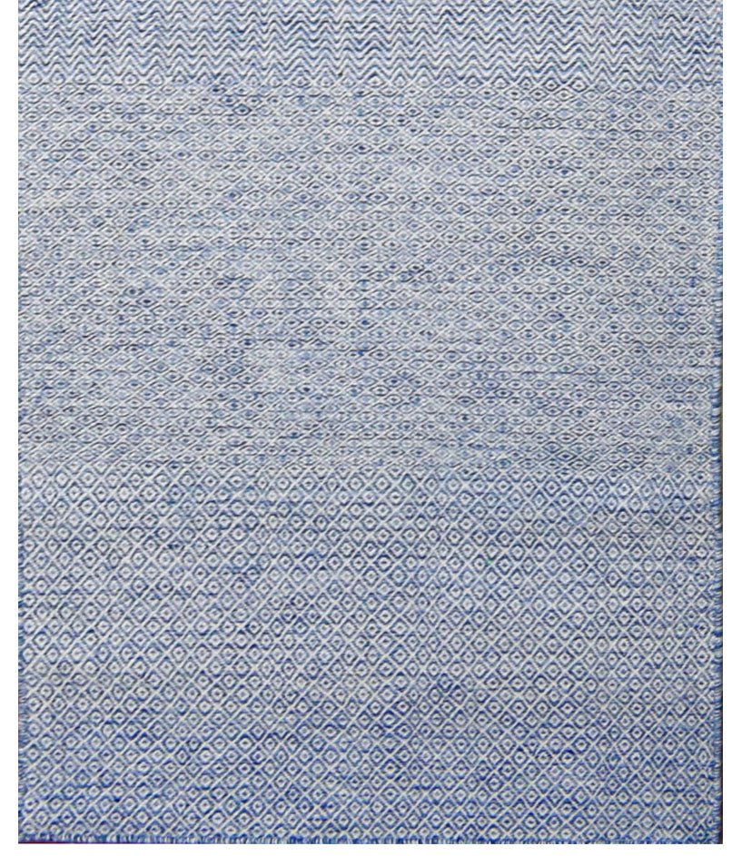 Handmade Modern Indian Kilim Hallway Runner | 400 x 80 cm | 13'1" x 2'6" - Najaf Rugs & Textile