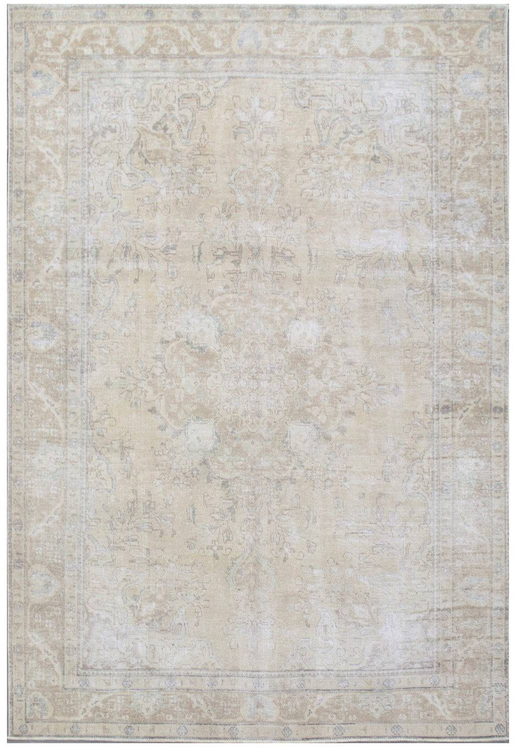 Handmade Persian Vintage Tabriz Rug | 283 x 195 cm - Najaf Rugs & Textile
