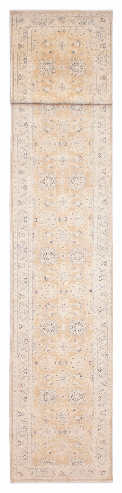 Handmade Super Kazakh Hallway Runner | 586 x 85 cm | 19'3" x 2'10" - Najaf Rugs & Textile