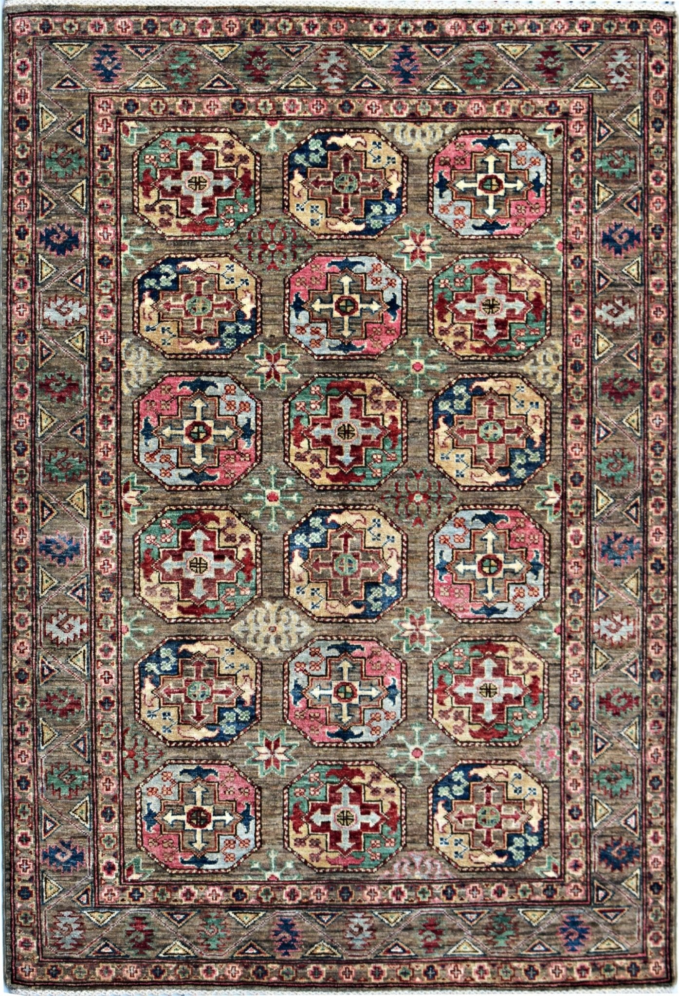 Handmade Traditional Afghan Chobi Rug | 172 x 120 cm | 5'8" x 3'11" - Najaf Rugs & Textile