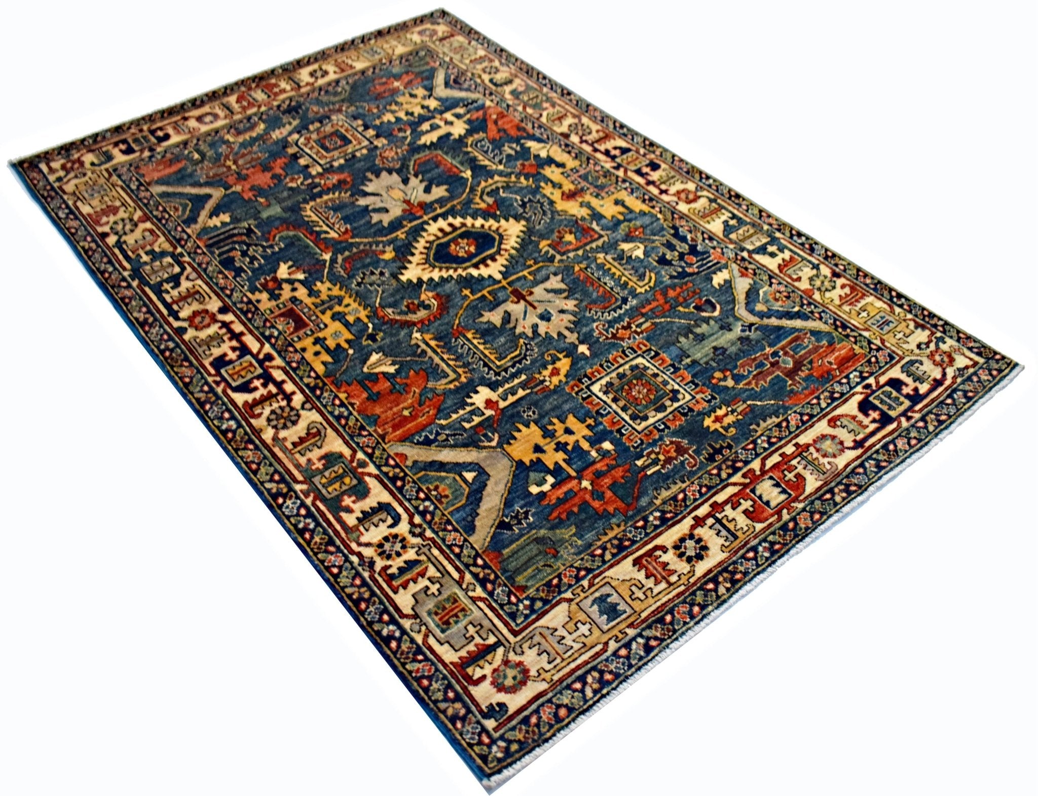 Handmade Traditional Afghan Chobi Rug | 184 x 124 cm | 6'1" x 4'1" - Najaf Rugs & Textile