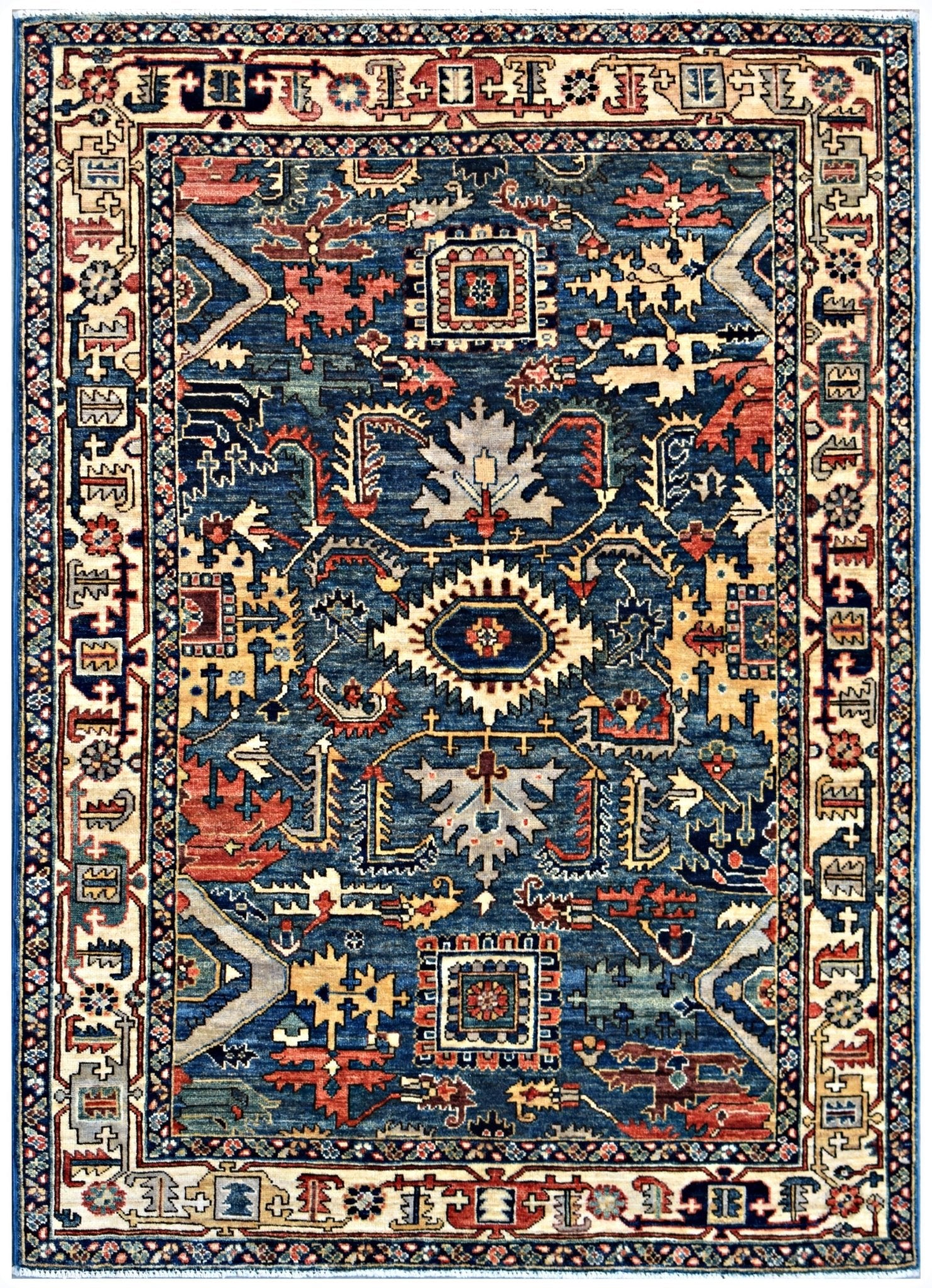 Handmade Traditional Afghan Chobi Rug | 184 x 124 cm | 6'1" x 4'1" - Najaf Rugs & Textile