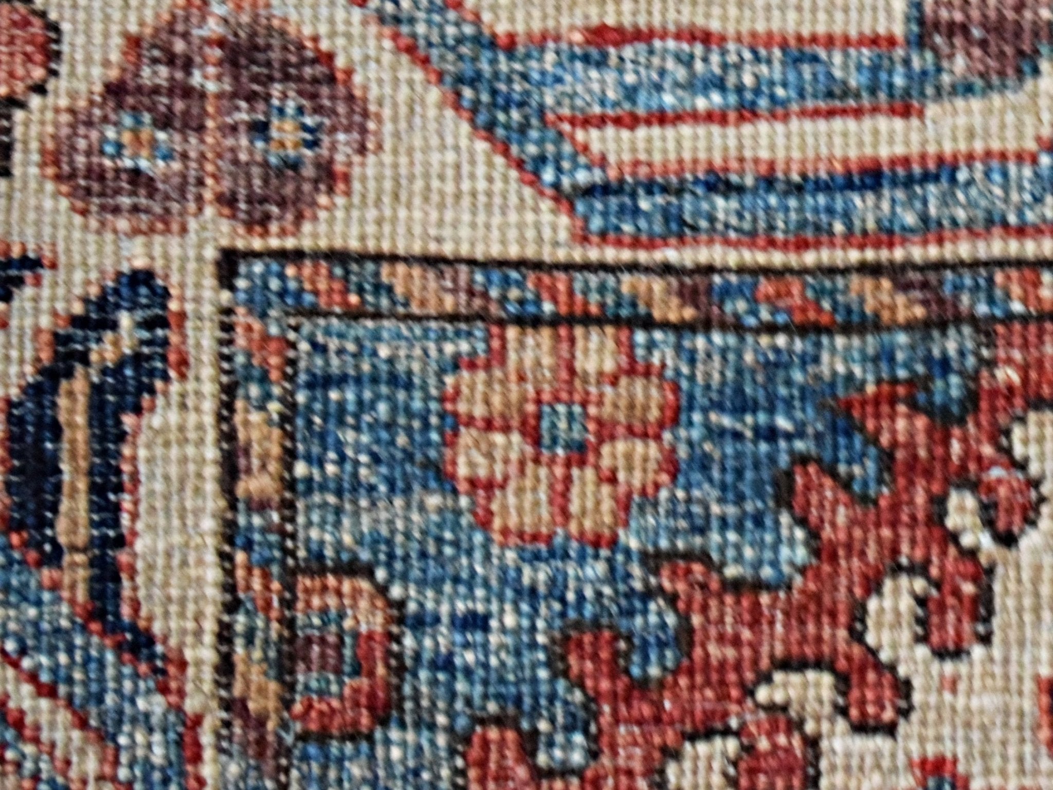 Handmade Traditional Afghan Chobi Rug | 203 x 156 cm | 6'8" x 5'2" - Najaf Rugs & Textile