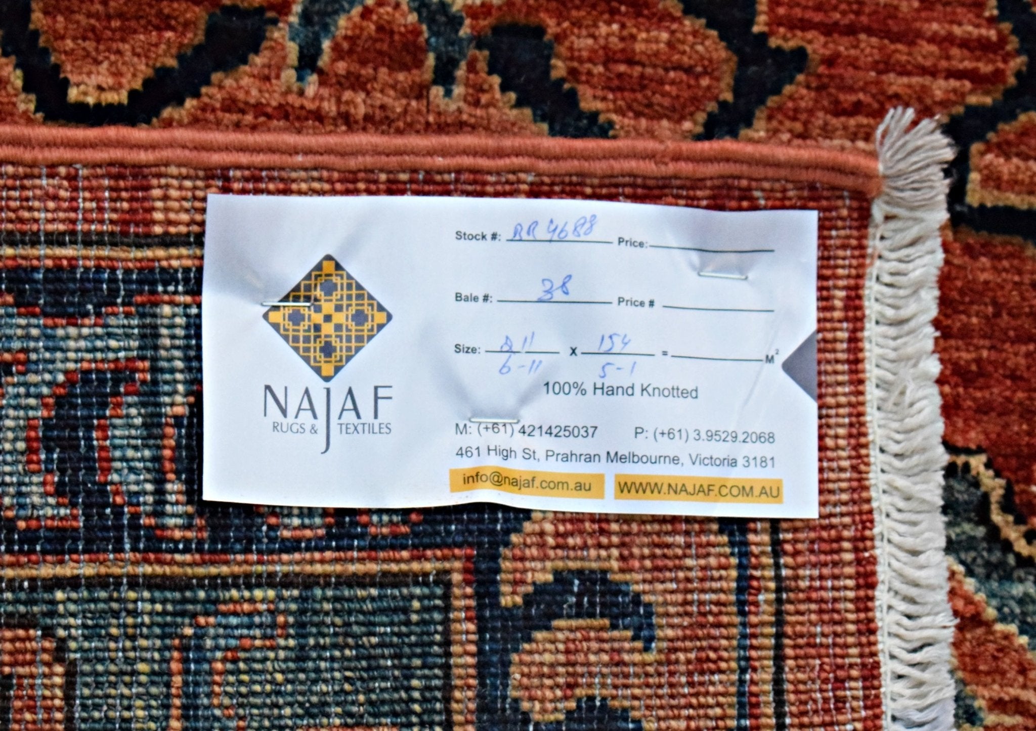 Handmade Traditional Afghan Chobi Rug | 211 x 154 cm | 6'11" x 5'1" - Najaf Rugs & Textile