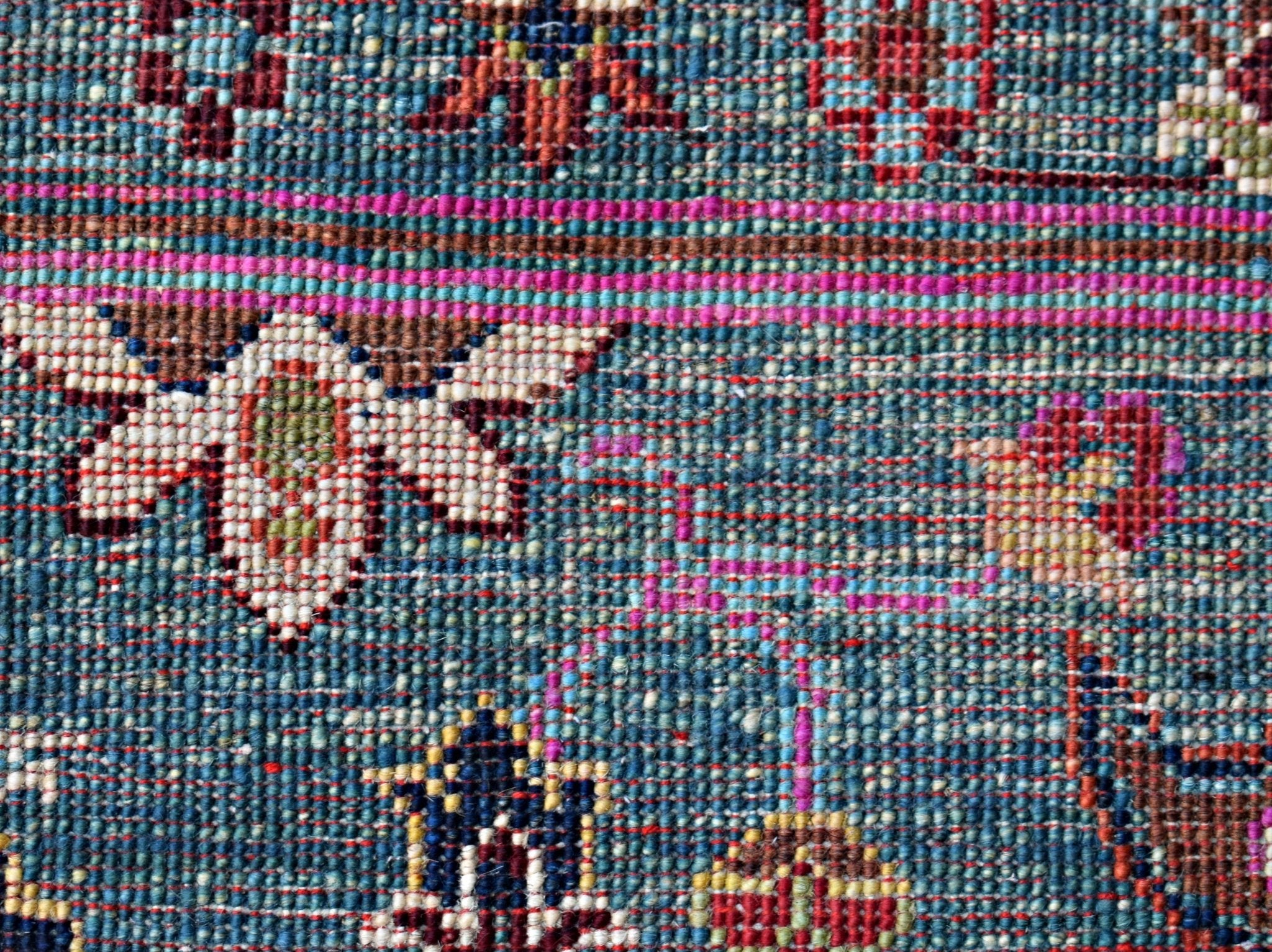 Handmade Traditional Afghan Chobi Rug | 241 x 174 cm | 7'11" x 5'9" - Najaf Rugs & Textile