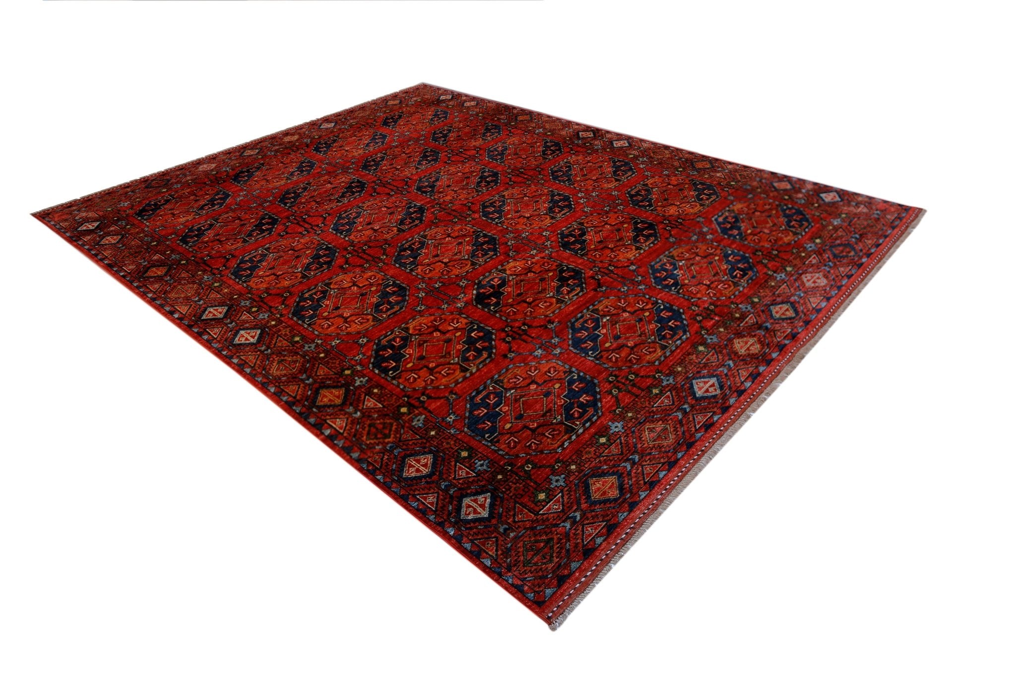 Handmade Traditional Afghan Chobi Rug | 314 x 257 cm | 10'4" x 8'2" - Najaf Rugs & Textile