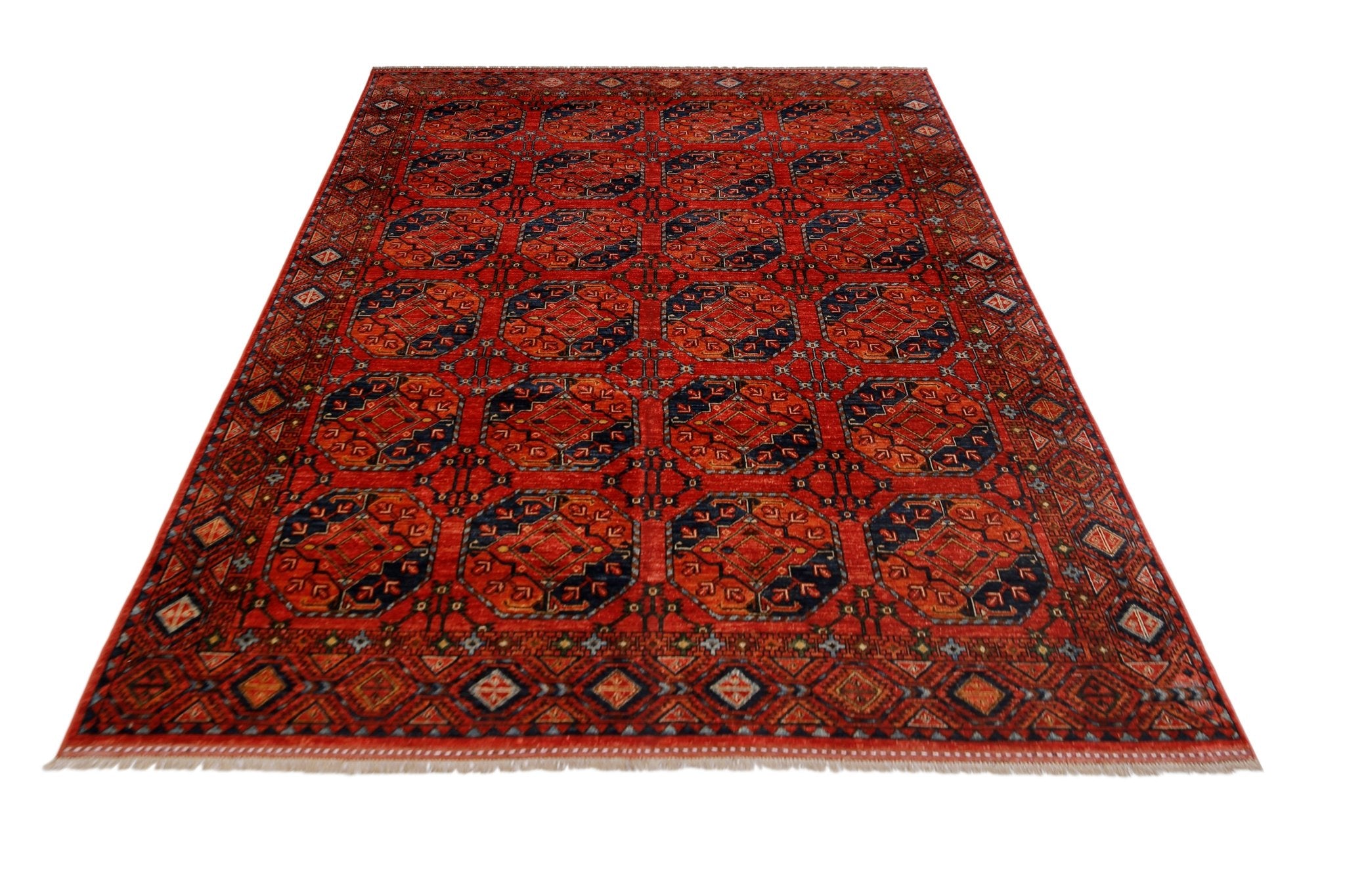 Handmade Traditional Afghan Chobi Rug | 314 x 257 cm | 10'4" x 8'2" - Najaf Rugs & Textile