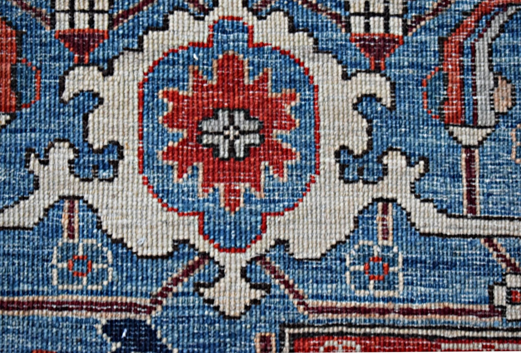 Handmade Traditional Afghan Chobi Rug | 362 x 266 cm | 11'11" x 8'9" - Najaf Rugs & Textile