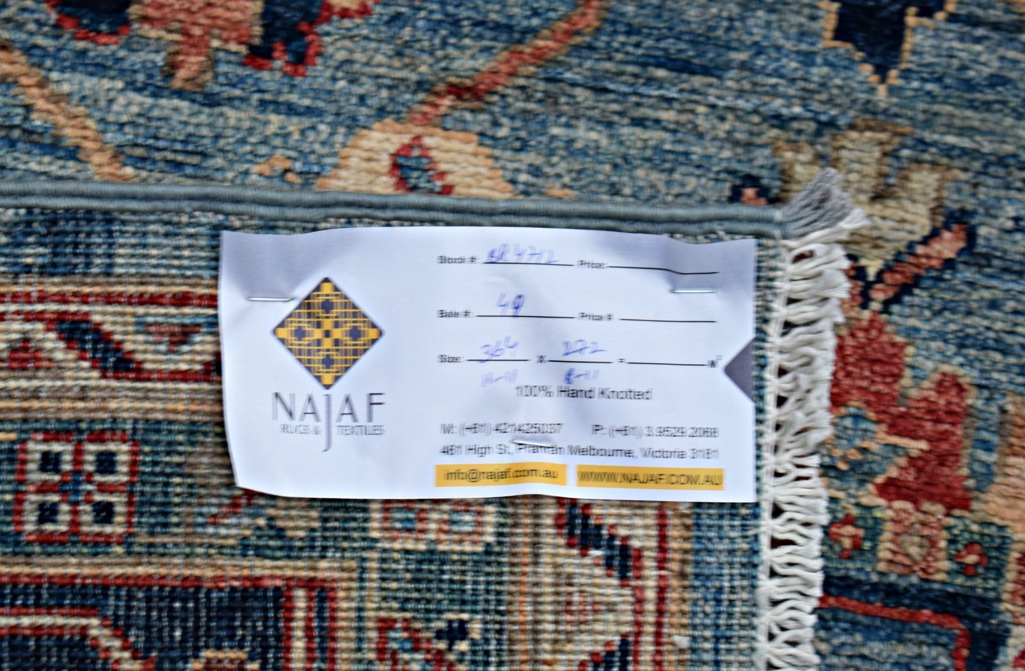 Handmade Traditional Afghan Chobi Rug | 364 x 272 cm | 11'11" x 8'11" - Najaf Rugs & Textile