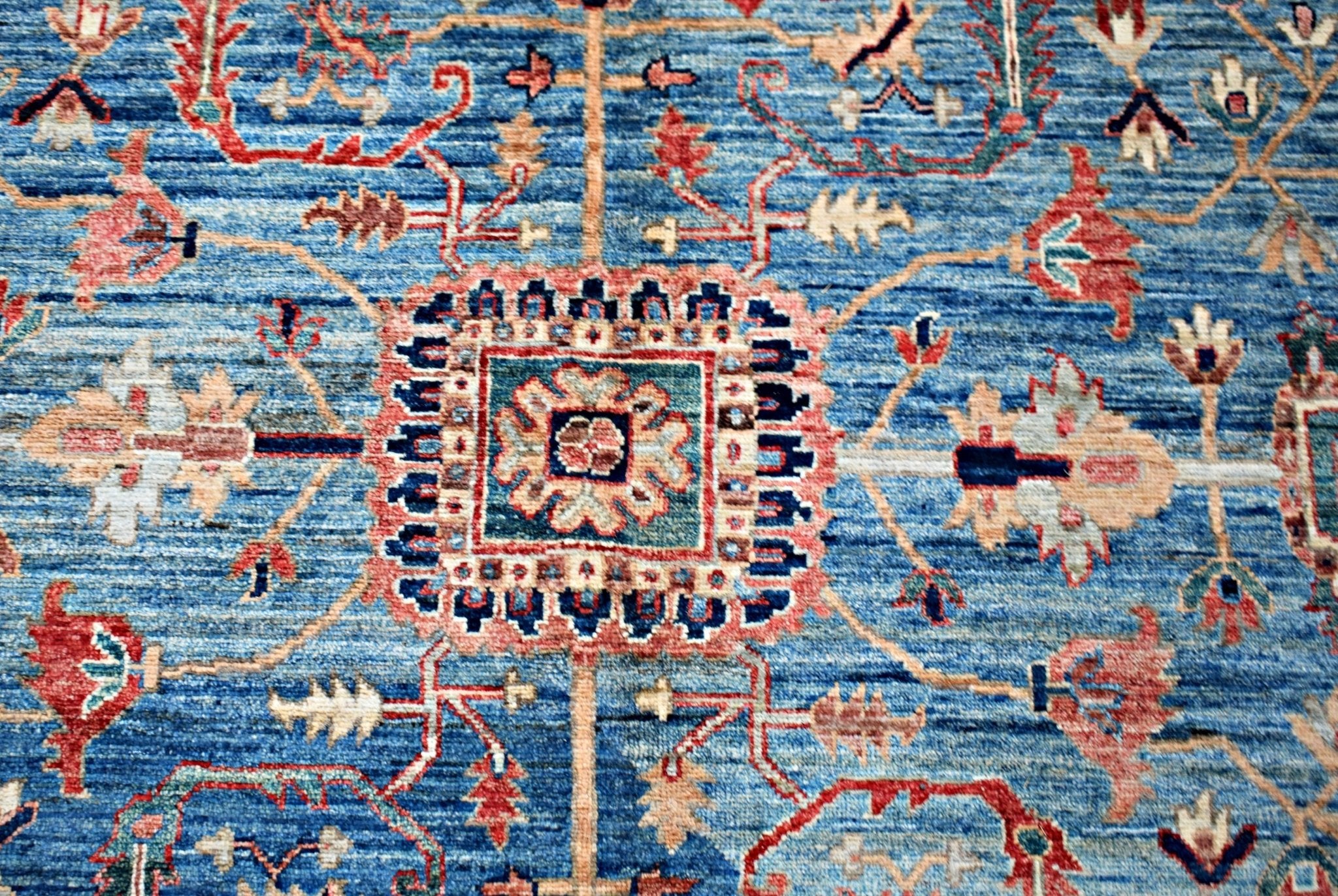 Handmade Traditional Afghan Chobi Rug | 364 x 272 cm | 11'11" x 8'11" - Najaf Rugs & Textile