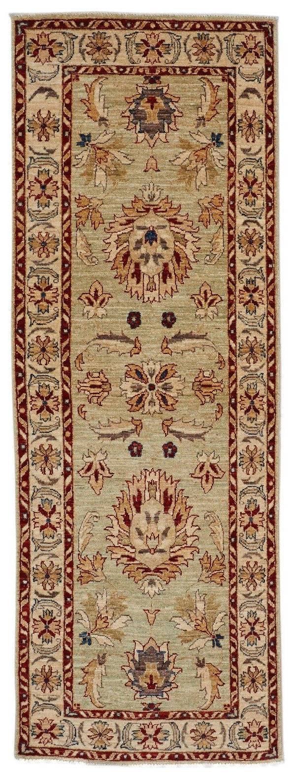 Handmade Traditional Afghan Chobi Runner | 229 x 80 cm | 7'5" x 2'6" - Najaf Rugs & Textile