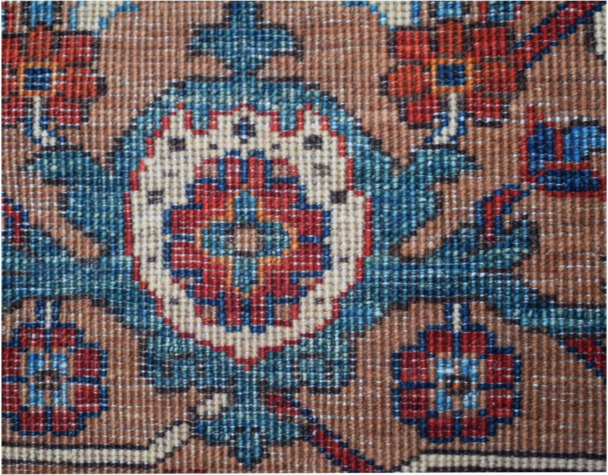 Handmade Traditional Hariz Rug | 304 x 248 cm | 9'9" x 8'13" - Najaf Rugs & Textile