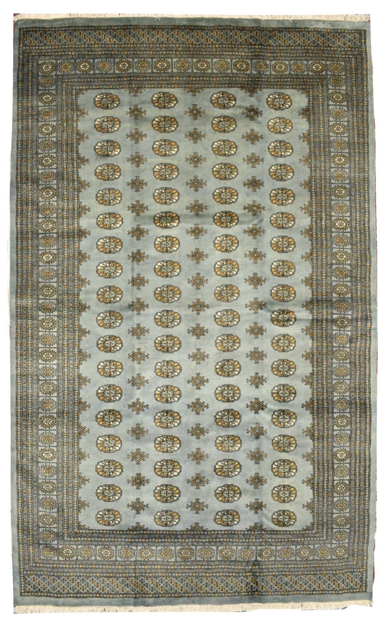 Handmade Traditional Pakistani Bokhara Rug | 315 x 205 cm | 10'3" x 6'7" - Najaf Rugs & Textile