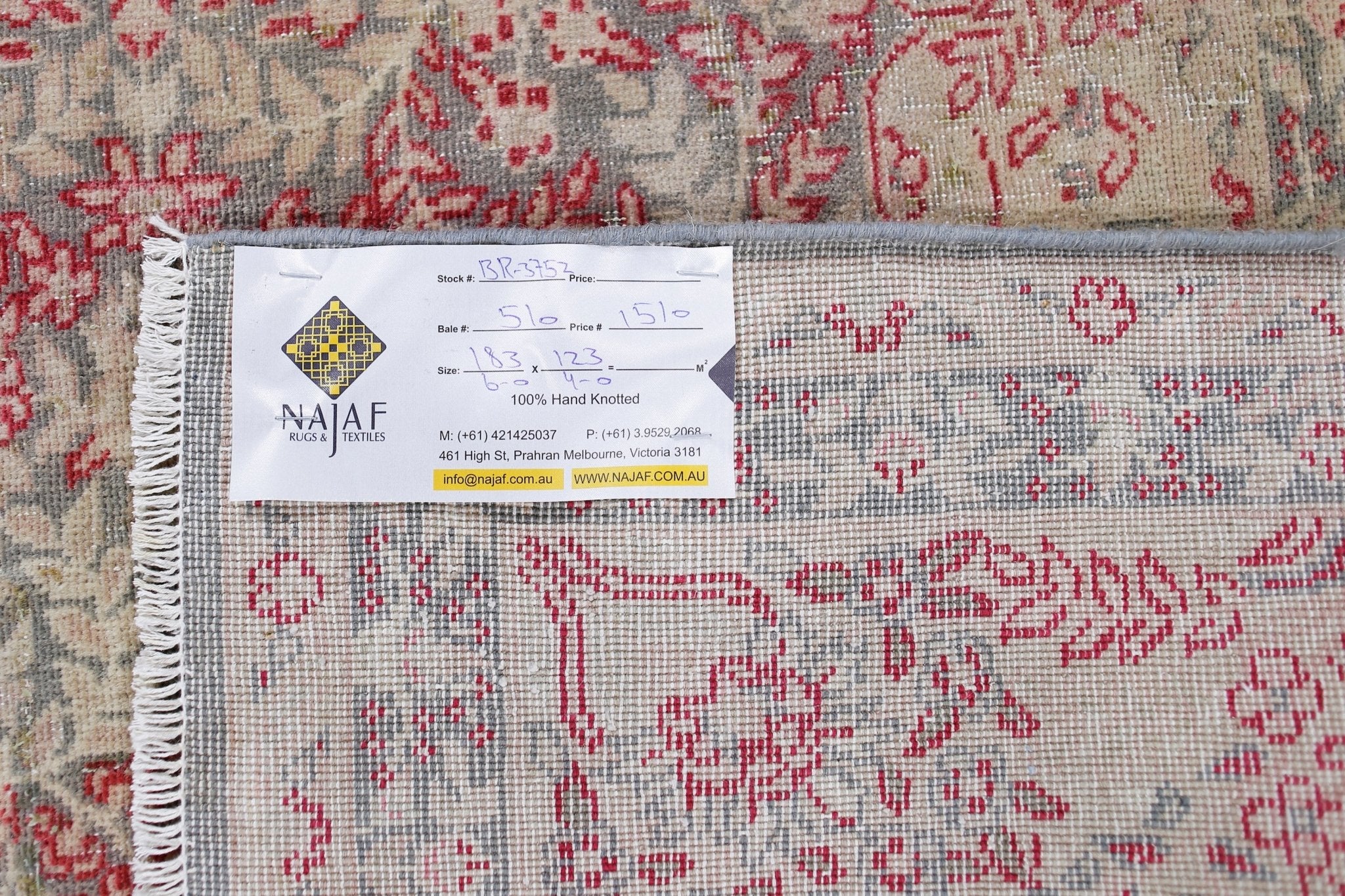 Handmade Traditional Pakistani Rug | 183 x 123 cm | 6' x 4' - Najaf Rugs & Textile