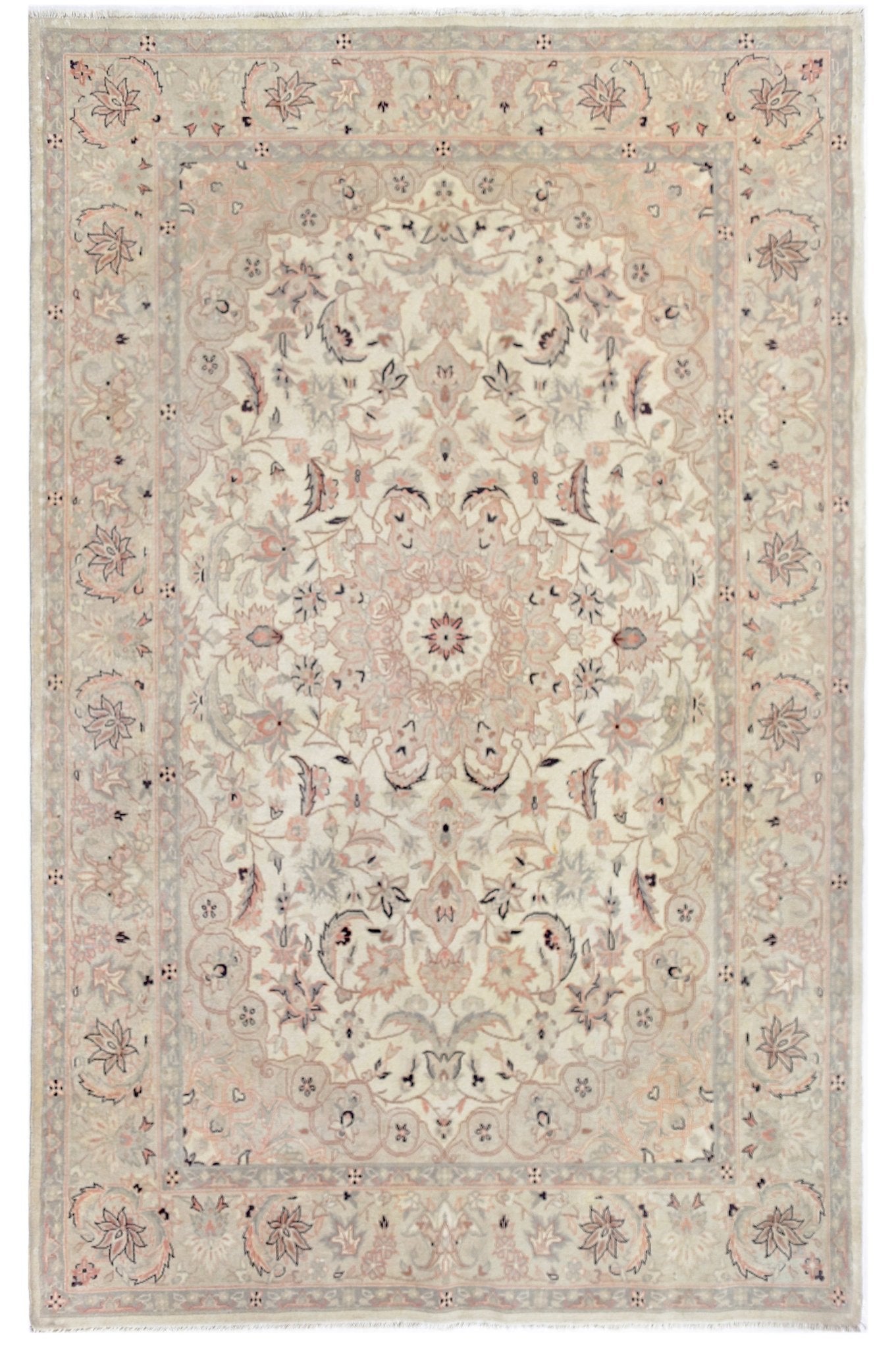 Handmade Traditional Pakistani Rug | 191 x 123 cm | 6'4" x 4' - Najaf Rugs & Textile