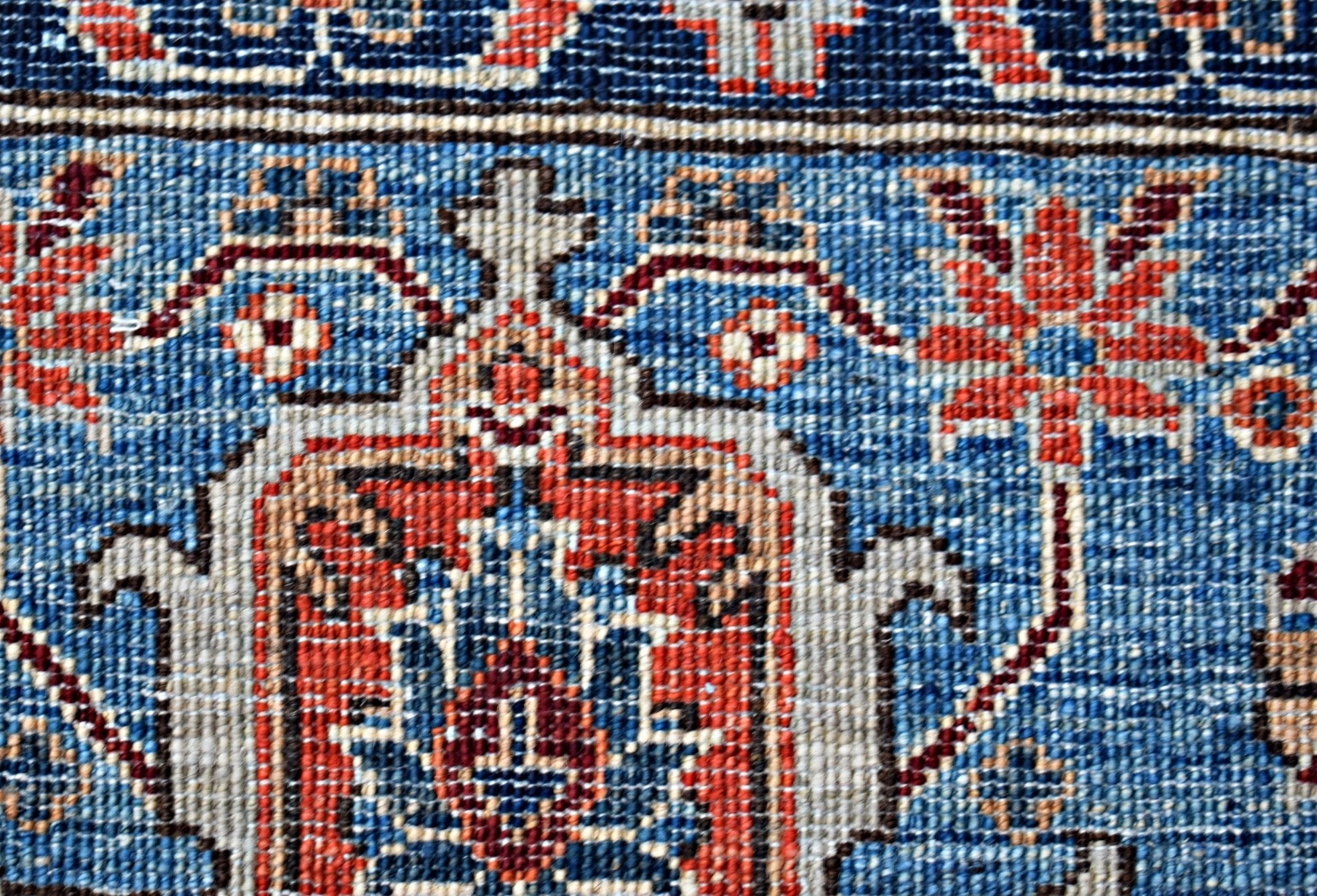 Handmade Transitional Afghan Chobi Rug | 425 x 299 cm | 13'11" x 9'10" - Najaf Rugs & Textile