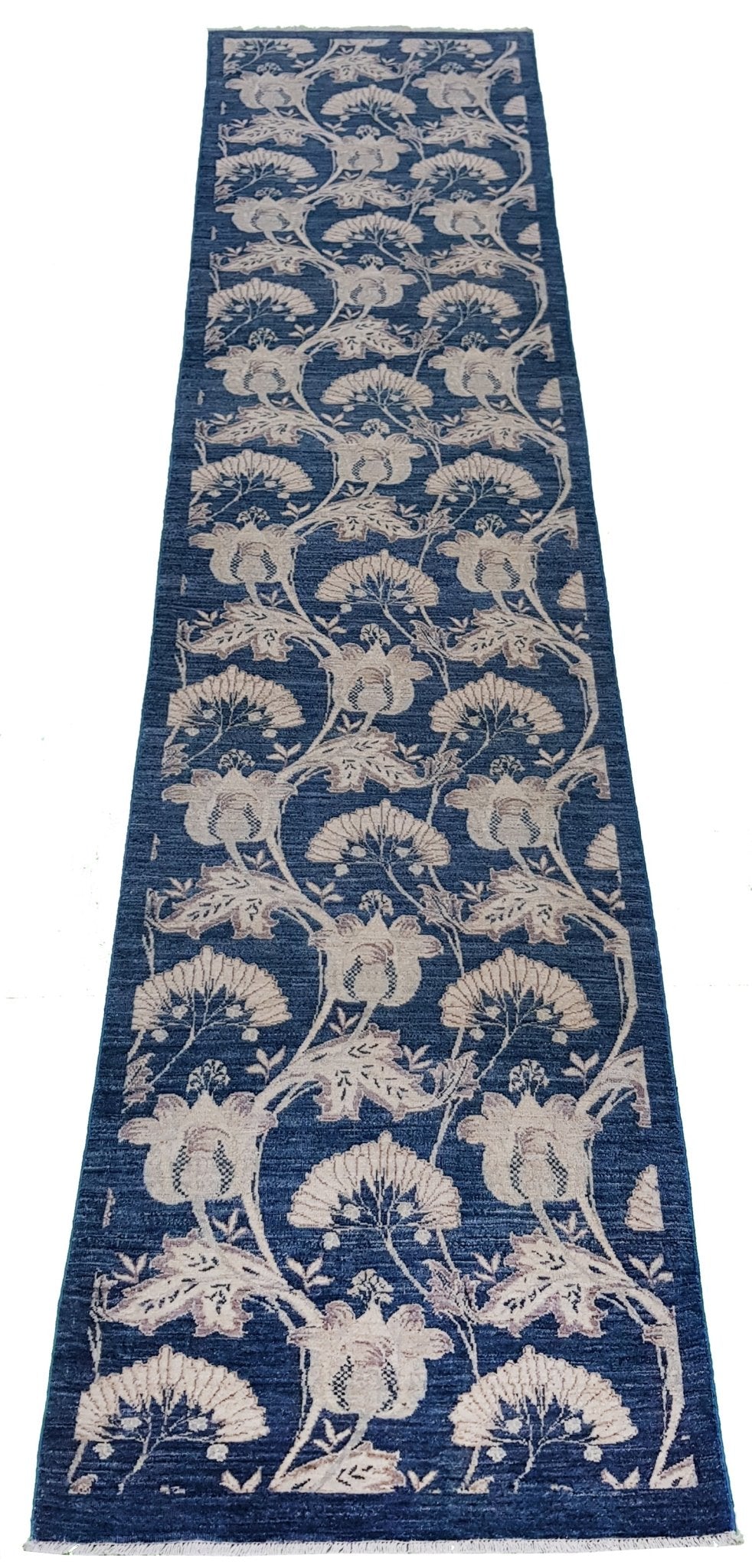Handmade Transitional Chobi Hallway Runner | 363 x 72 cm | 11'9" x 2'3" - Najaf Rugs & Textile