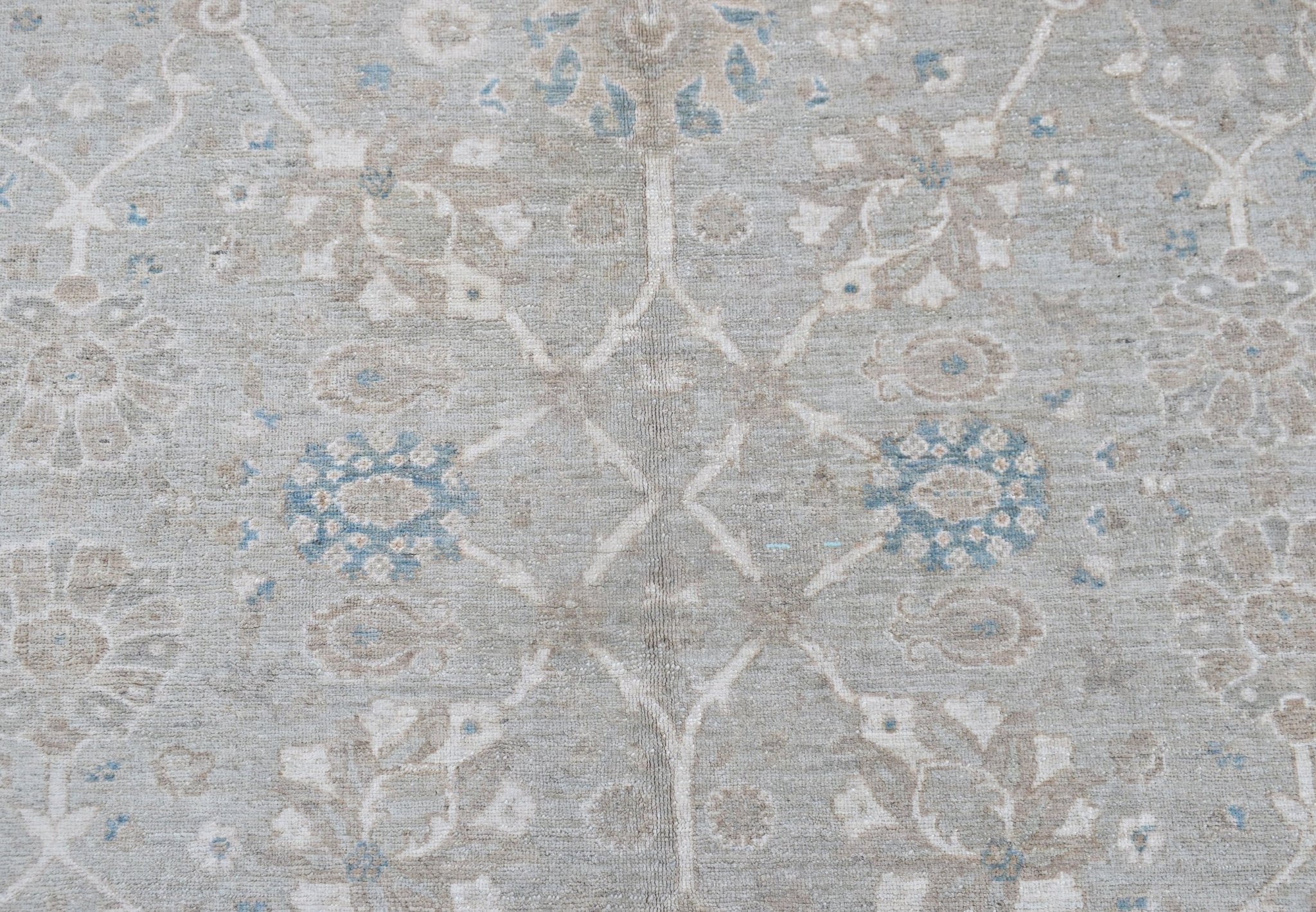 Handmade Transitional Chobi Rug | 408 x 298 cm | 13'5" x 9'9" - Najaf Rugs & Textile