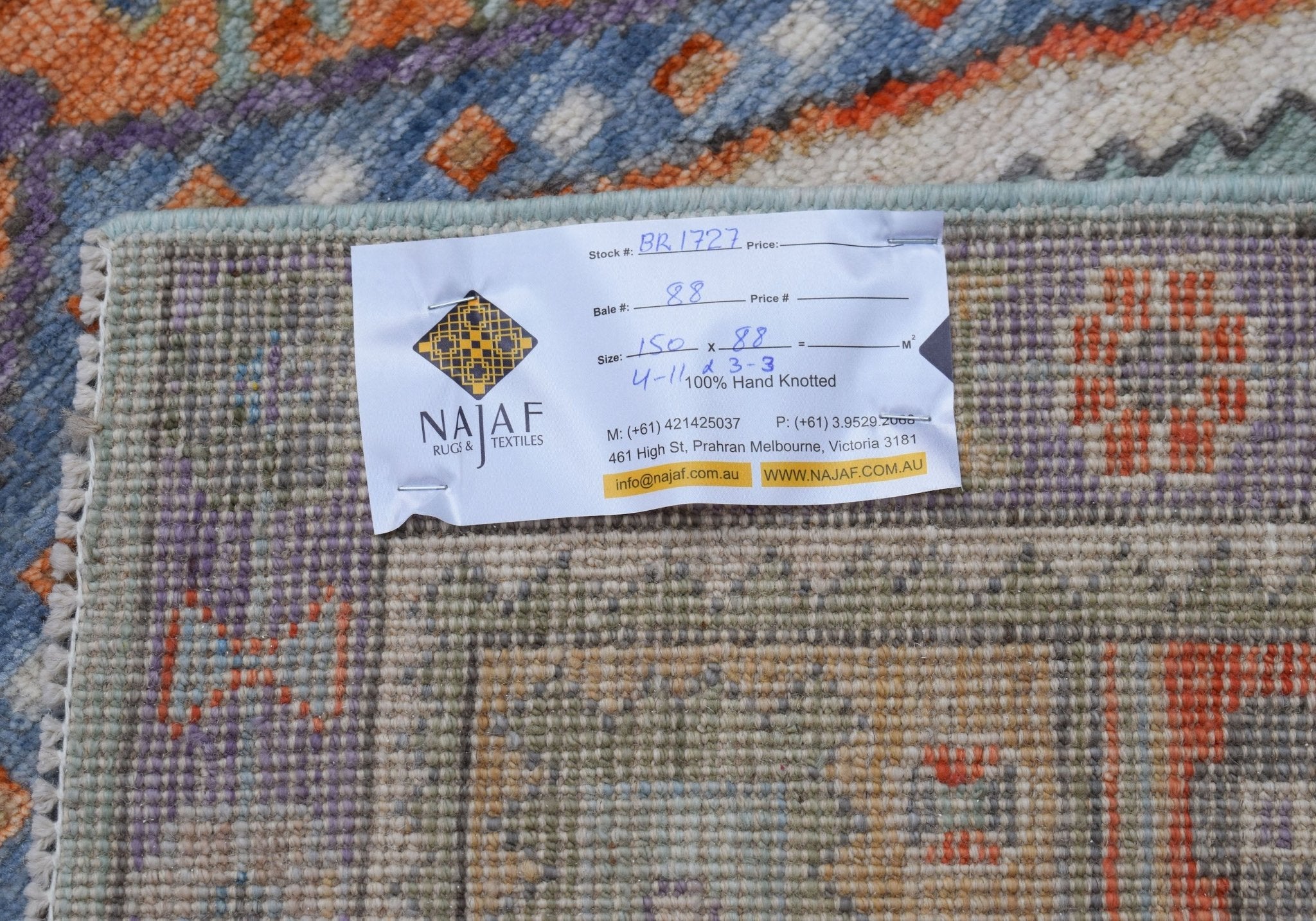 Handmade Transitional Oushak Rug | 150 x 88 cm | 4'11" x 3'3" - Najaf Rugs & Textile