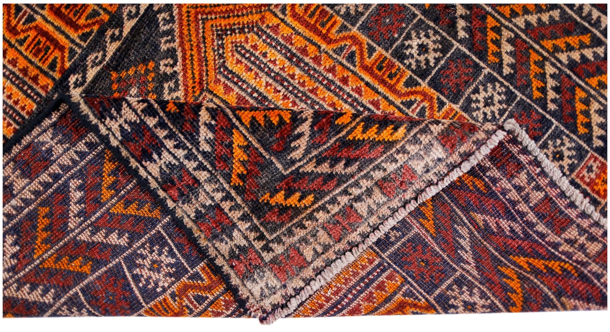 Handmade Tribal Afghan Balouch Rug | 130 x 84 cm | 4'3" x 2'9" - Najaf Rugs & Textile