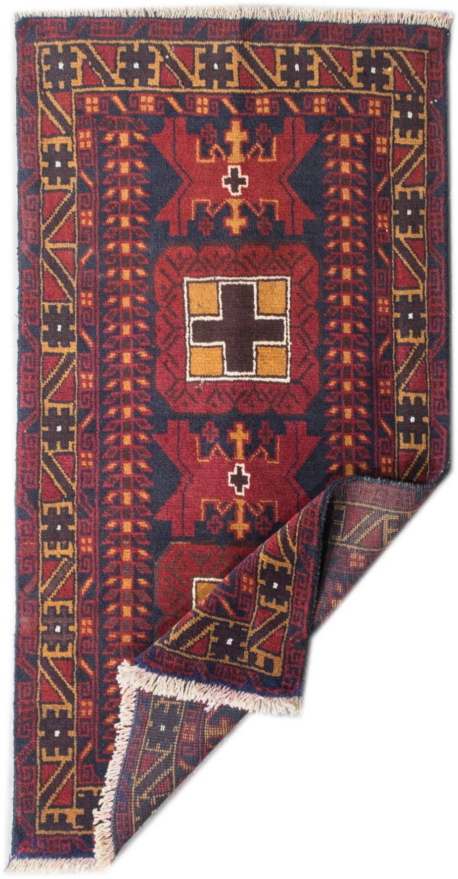 Handmade Tribal Afghan Balouch Rug | 135 x 85 cm - Najaf Rugs & Textile